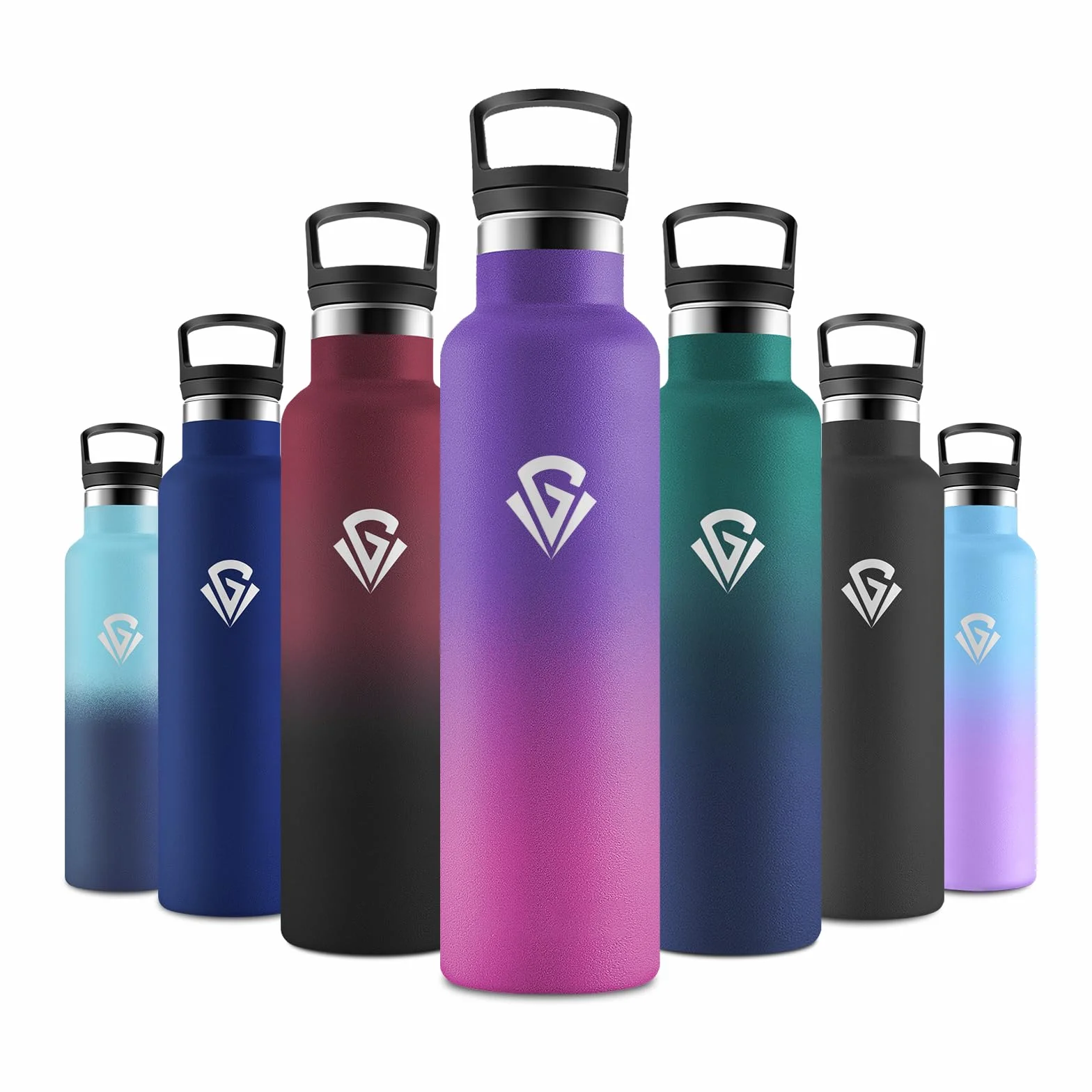 Borraccia Acciaio Inox 750 ml Doppio Strato Isolante Senza BPA per Bevande Gassate