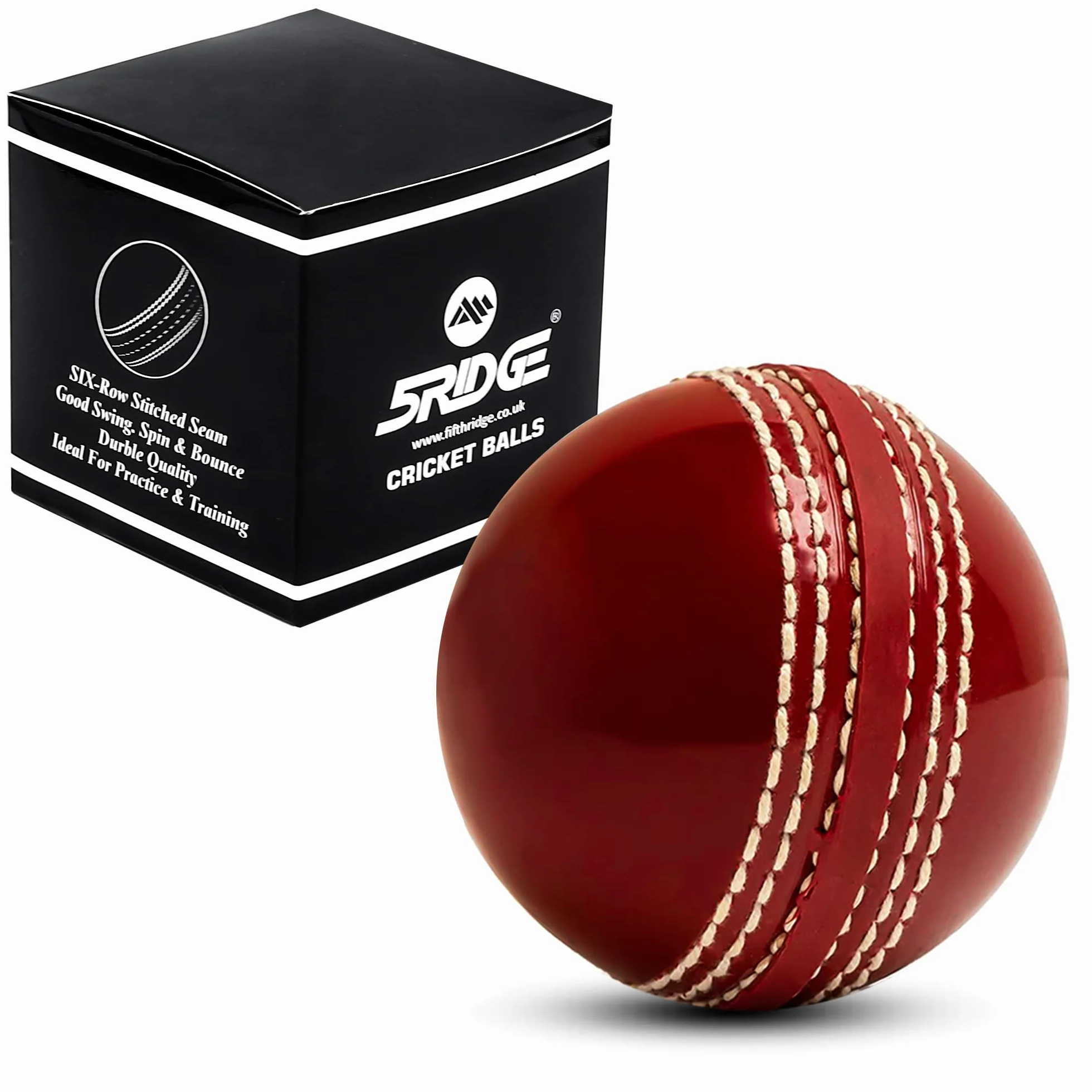 Palline da cricket in morbida gomma espansa per allenamento con cuciture tradizionali resistenti