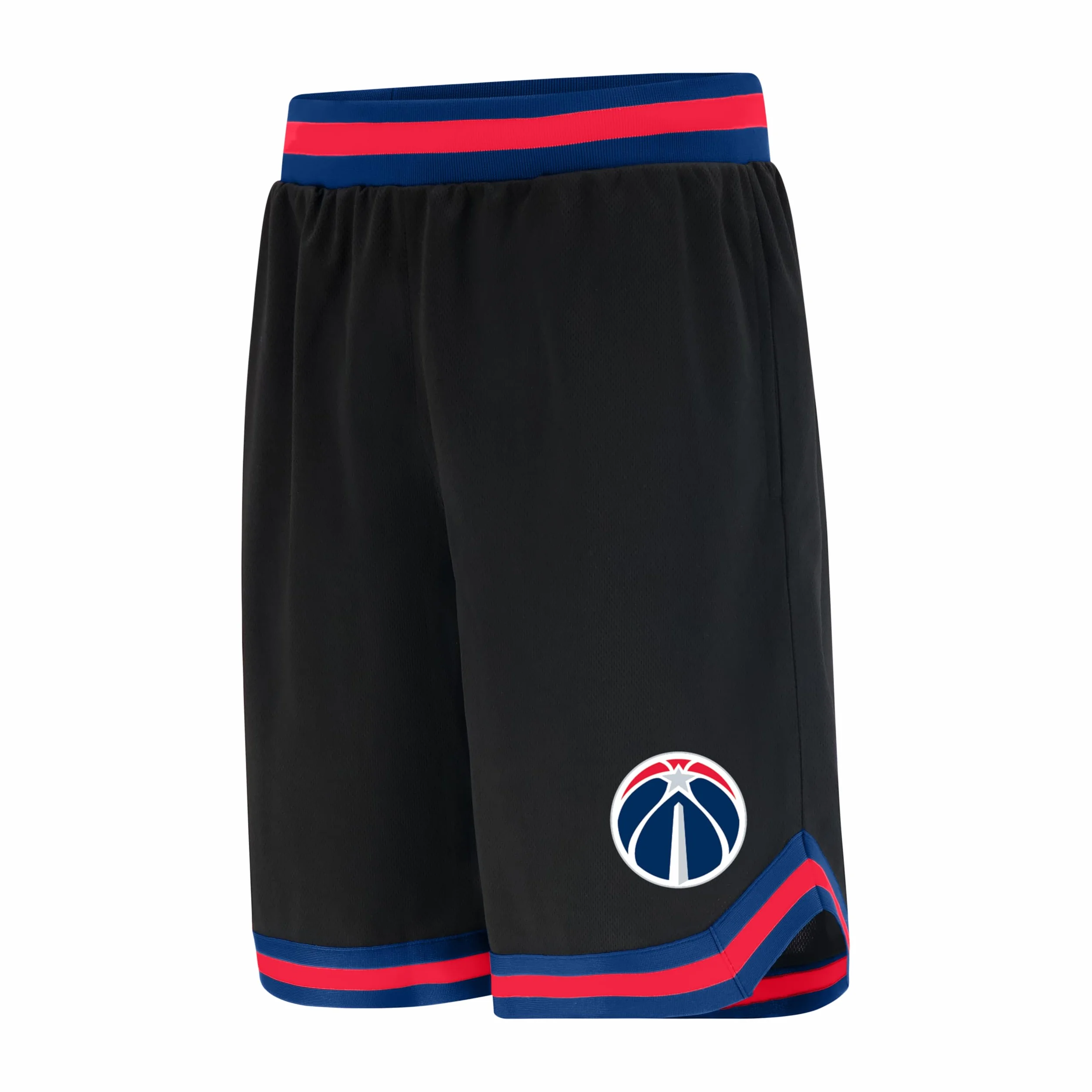 Unk NBA Ultra Game GSM3547F NBA Woven Team Logo Poly Mesh Basket Shorts Nero, XL