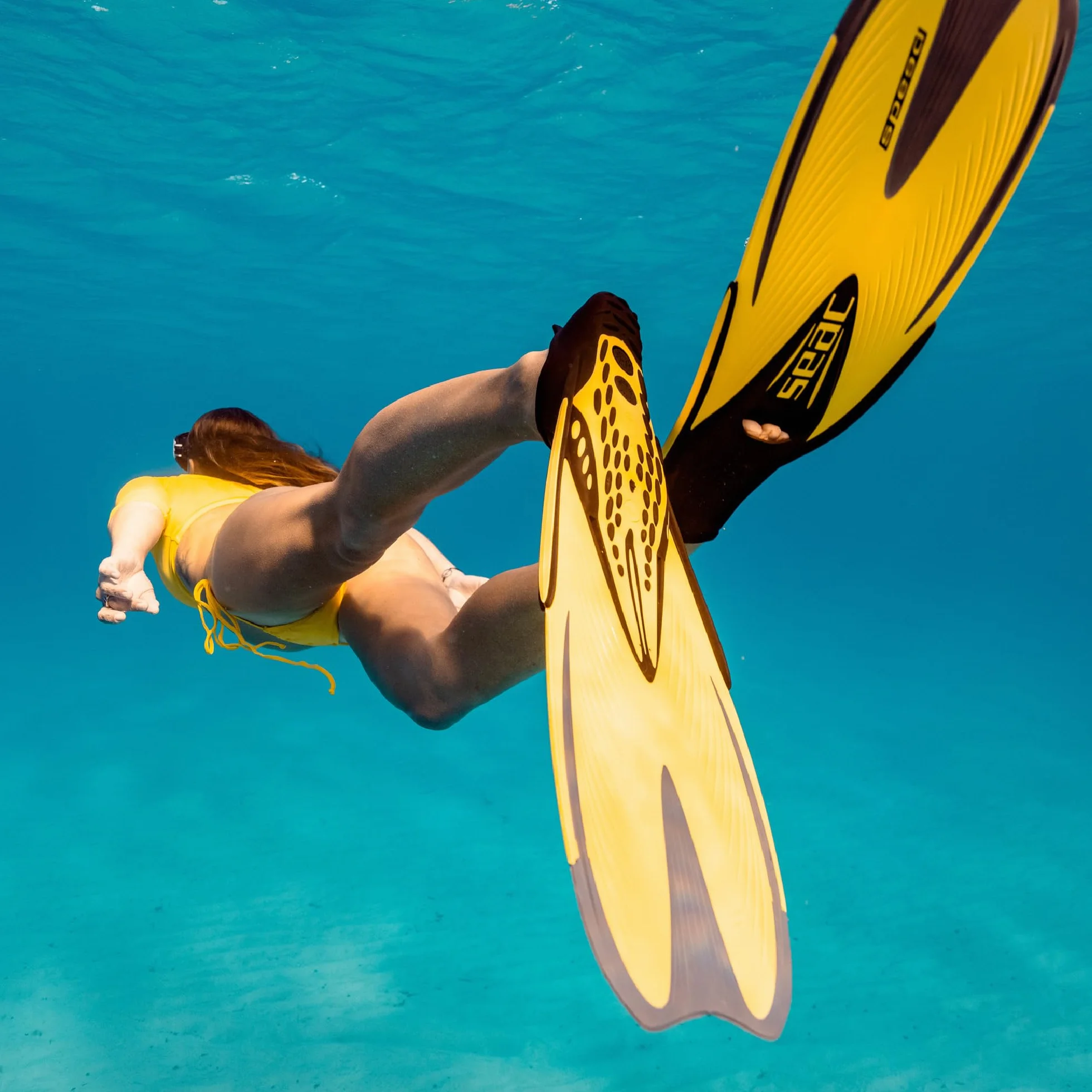 SEAC Speed Pinne Snorkeling a Scarpetta Chiusa Donna Uomo Bambino