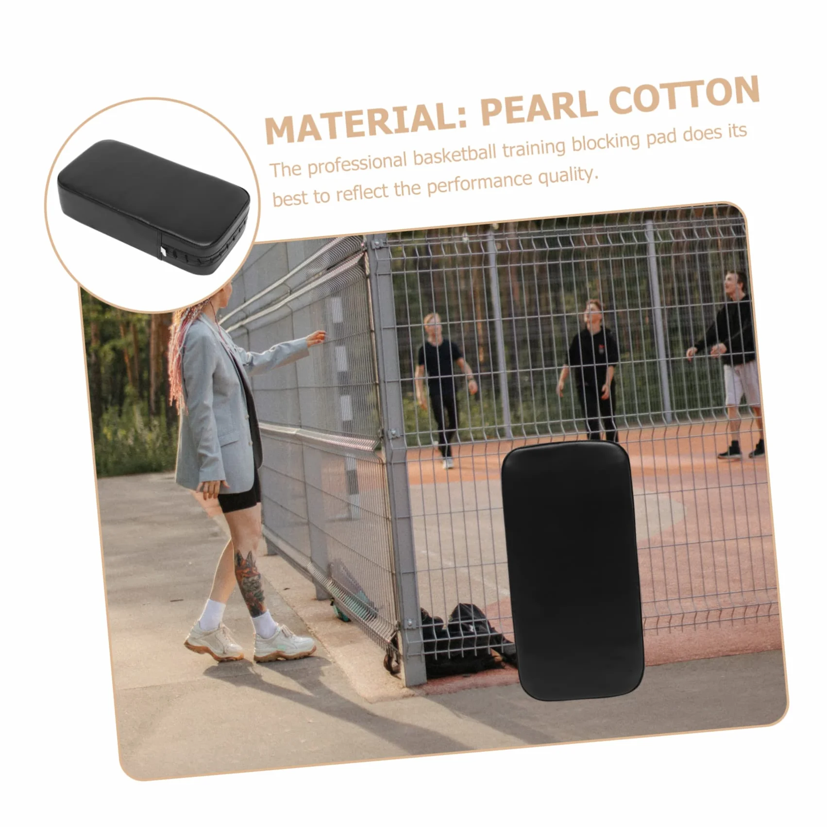 Tappetino Bloccante Sportivo Da Basket, Cuscinetto Di Bloccaggio Portatile Resistente All'usura, Supporto Per Allenamento Difensivo Ergonomico Per Migliorare Agilità e Protezione