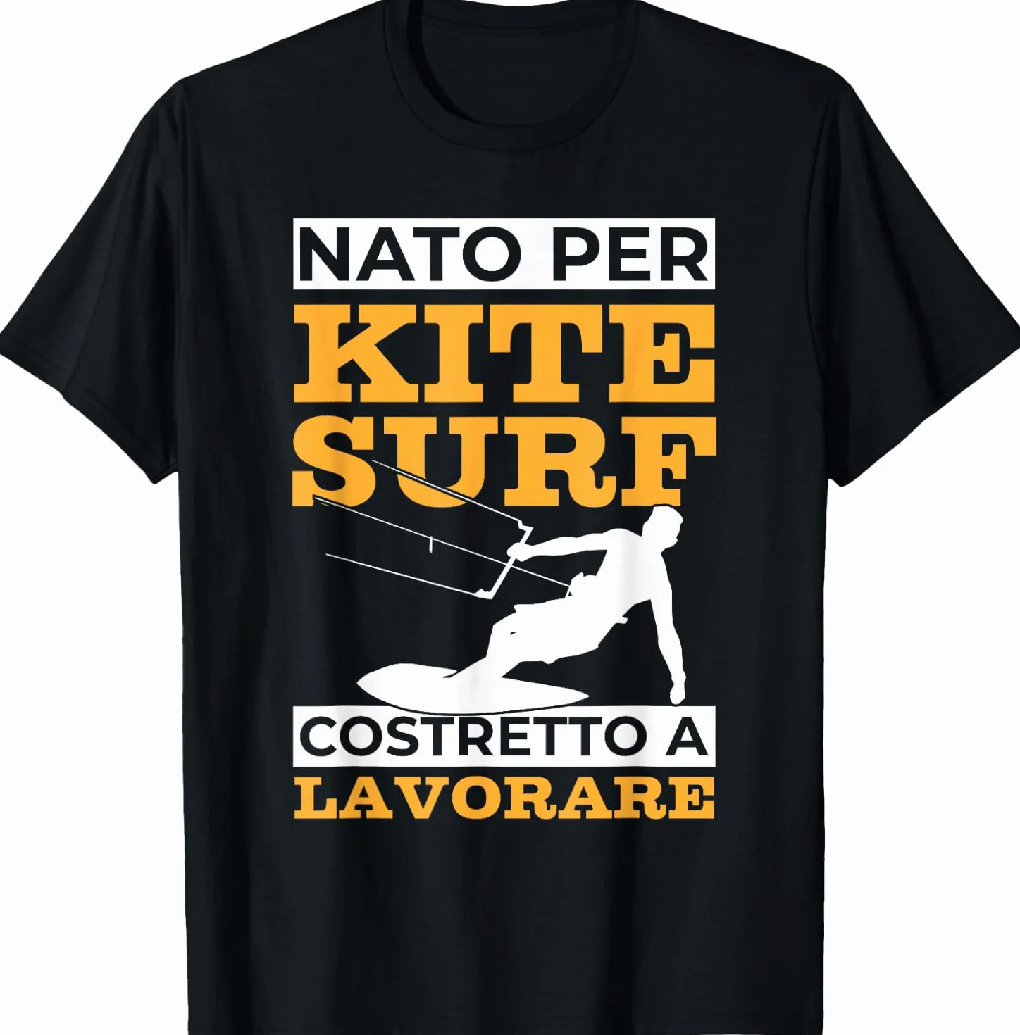 Retro Kiteboard Regalo Vintage Nato Per Kitesurf Maglietta