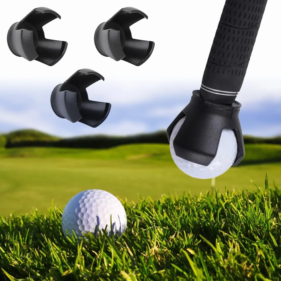 Retriever Per Palline Da Golf, Pinza Pallina Golf Palla Pick Up Grabber Artiglio Sucker 3 Prong Ventosa Ball Claw Saver Putter Grip Aiuti Formazione Strumento Prelievo Artigli Raccogliere Uso Esterno