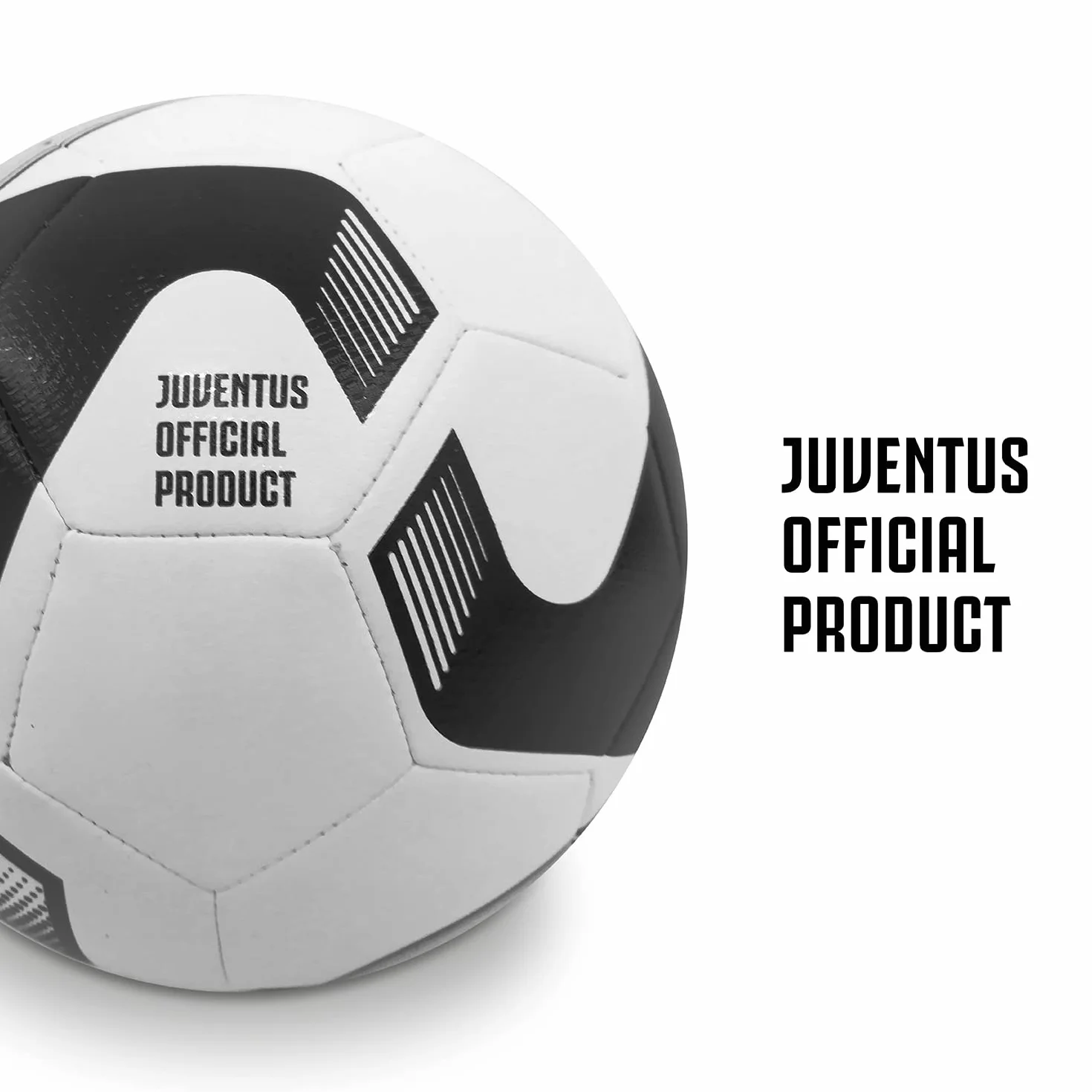 Mondo Sport Pallone da Calcio Cucito F.C. Juventus Size 5 410 g Bianco/Nero