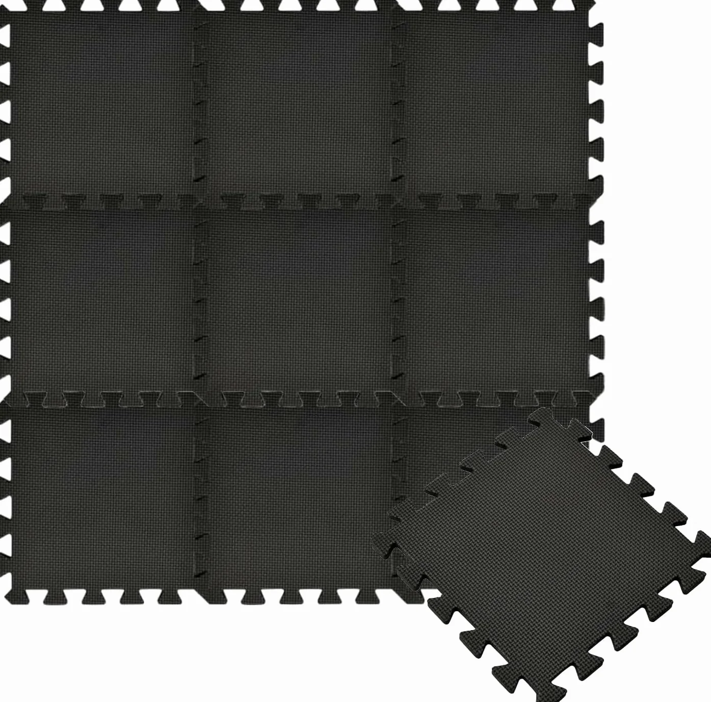 Tappeto Palestra 20 Pezzi Tappetino Fitness Puzzle Eva Pavimento Protettivo Incastro Tatami Gomma