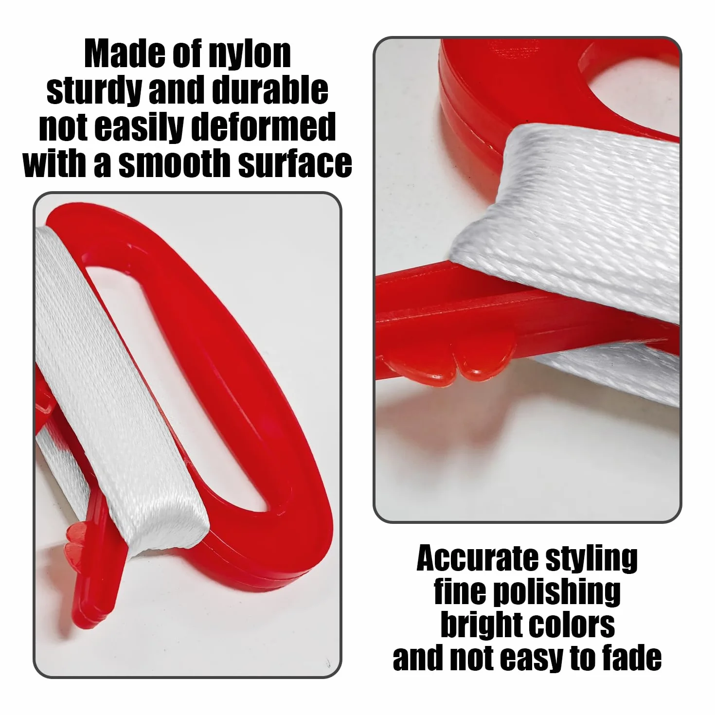 Corda per aquilone in nylon 100 m con maniglia, 2 rotoli, accessori per aquiloni da esterno
