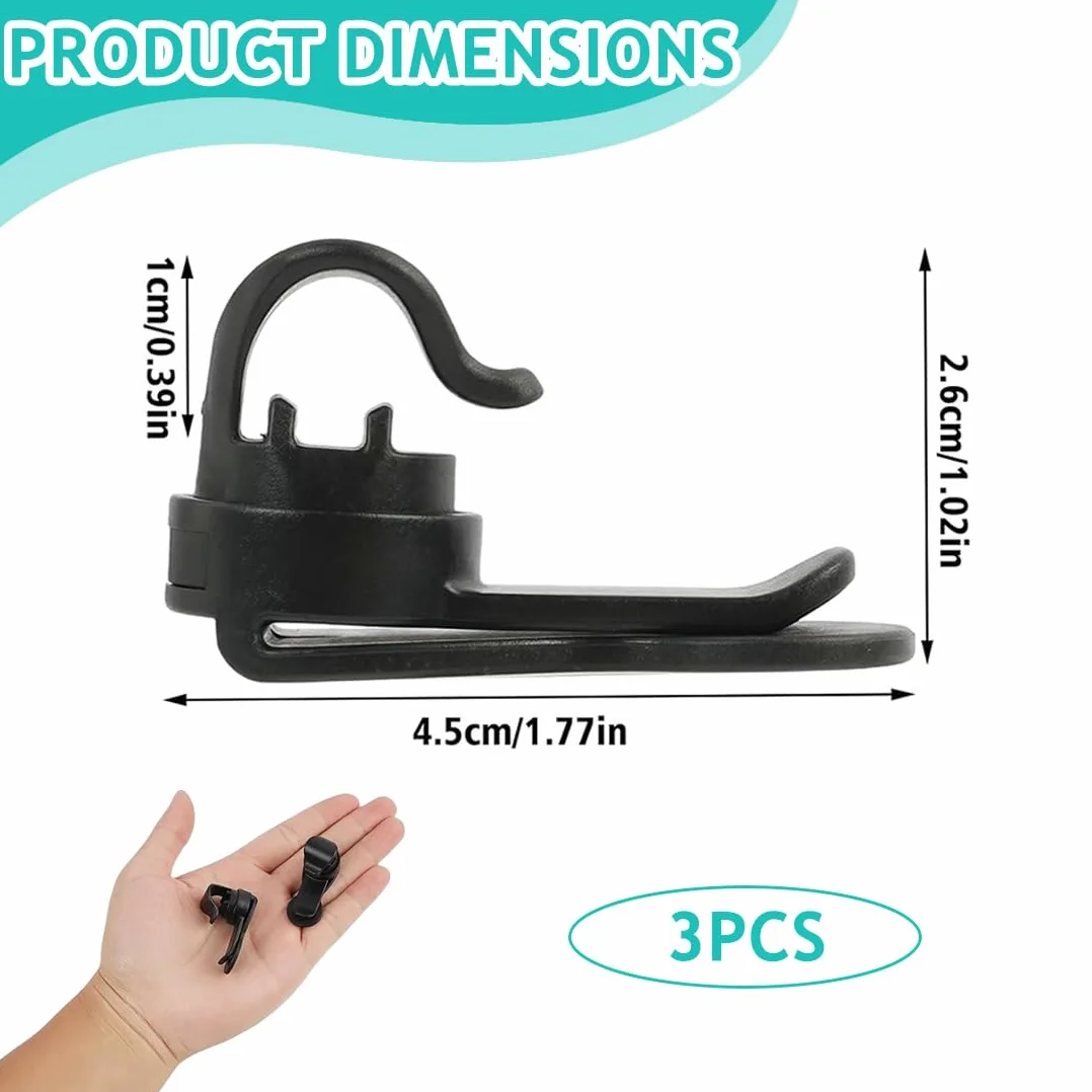 Magnetic Hydration Tube Clip, Water Tube Clip for Backpack Bike, Removable Lightweight