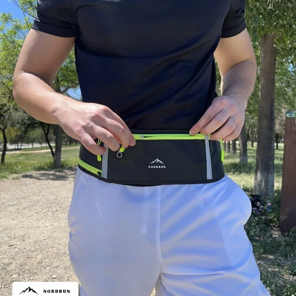 Marsupio Running Impermeabile Uomo Donna per Corsa Sport Trekking Fitness Jogging Cintura Palestra Cellulare