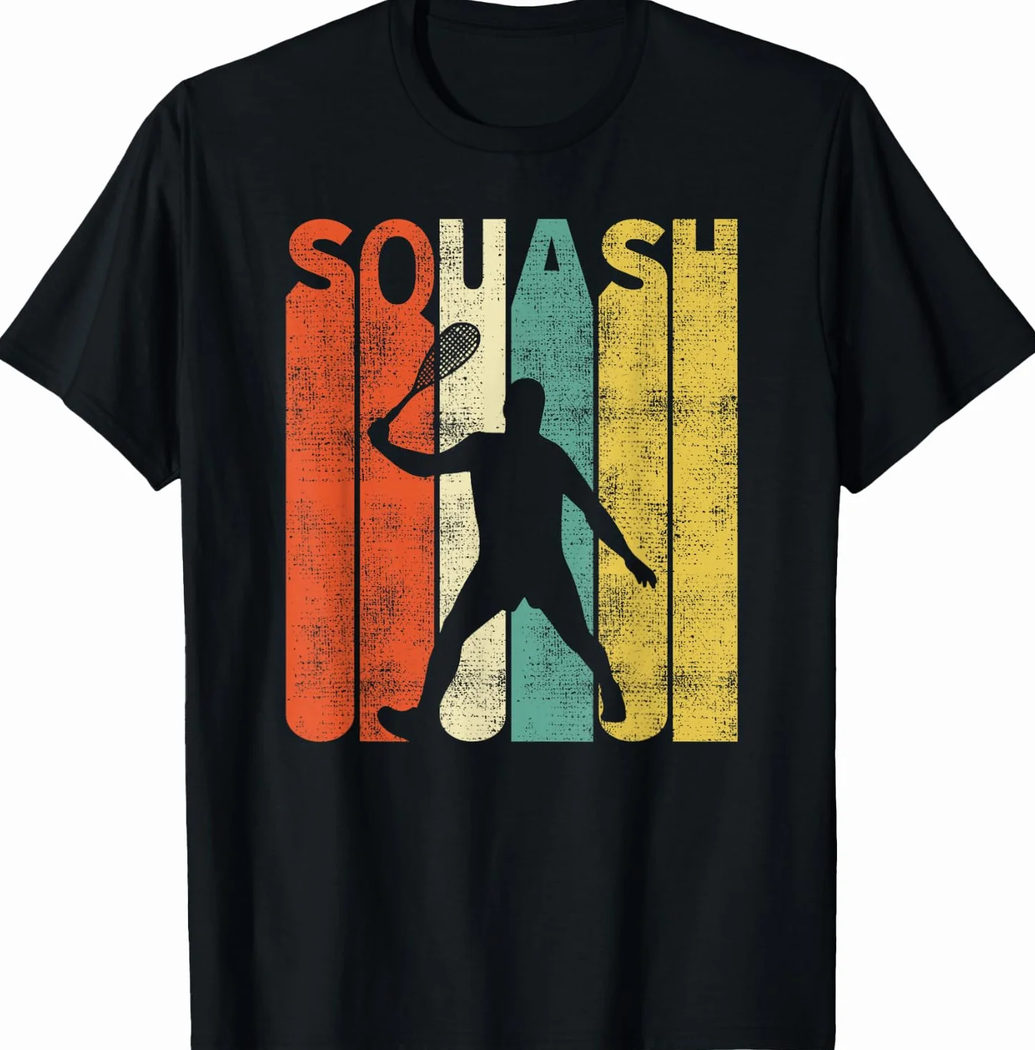 Giocatore Vintage di Squash Retro Maglietta