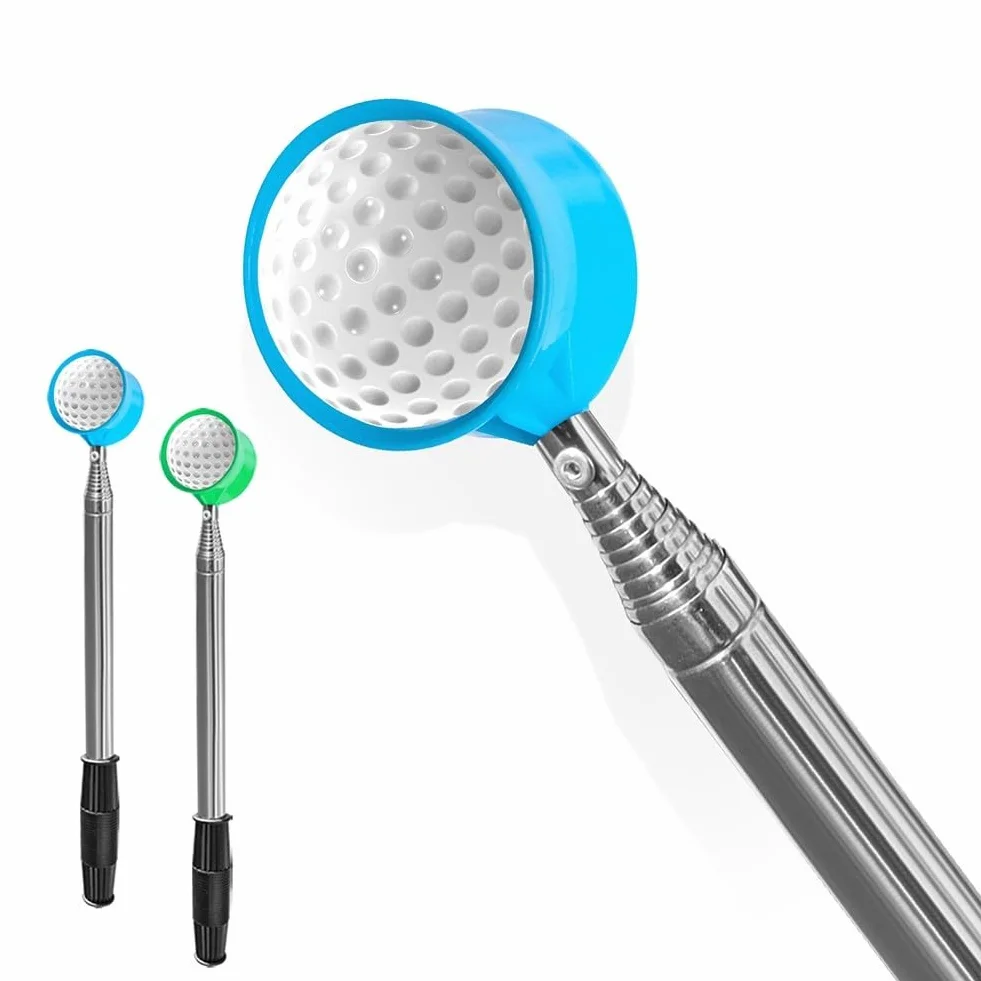 Recupero telescopico per palline da golf in acciaio inox 2,4 m 3,5 m
