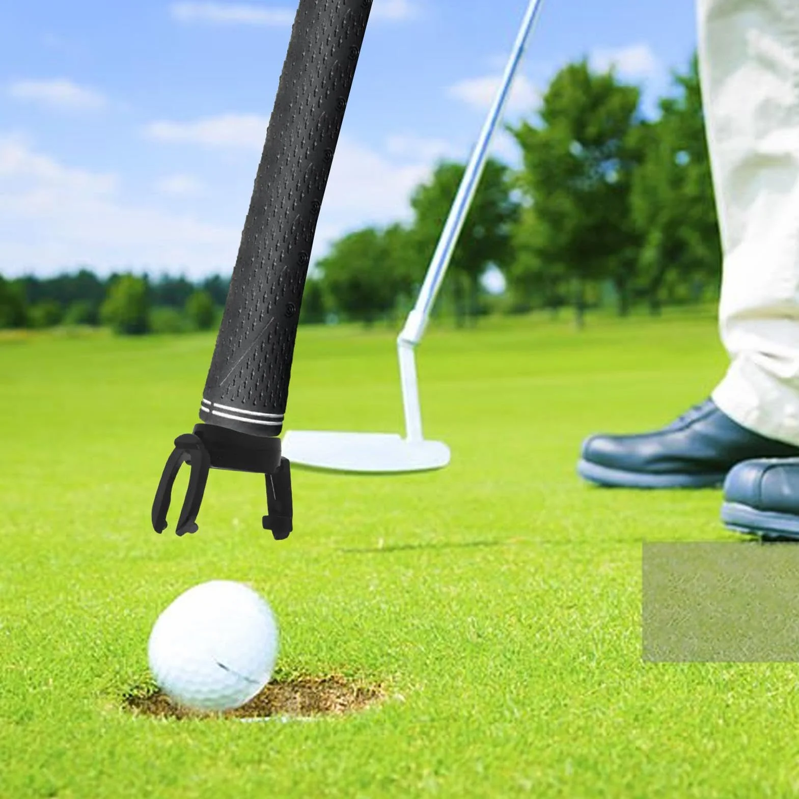 Pinza per raccogliere palline da golf leggero con ventosa avvitabile