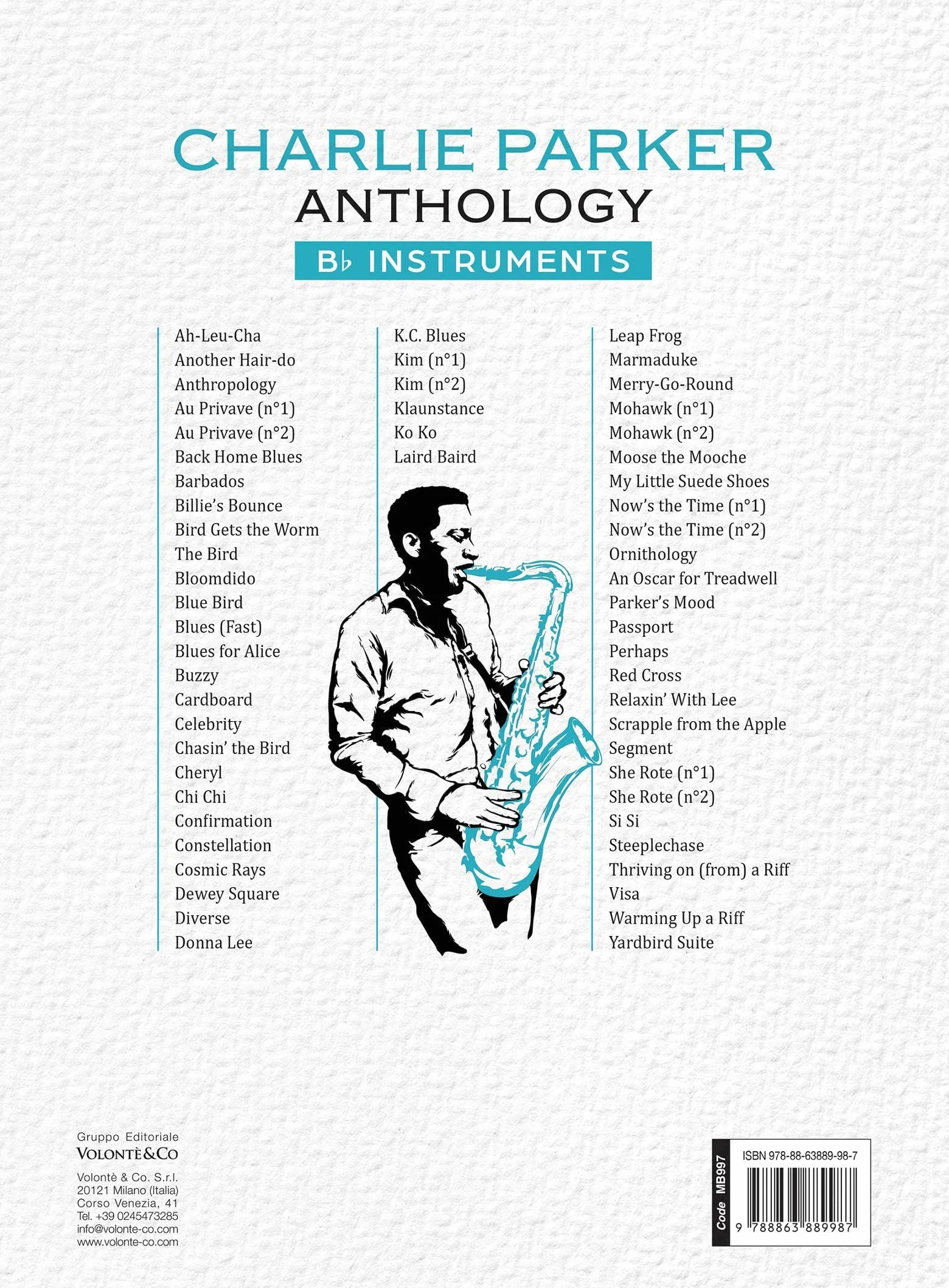 Charlie Parker. Anthology Sib instruments