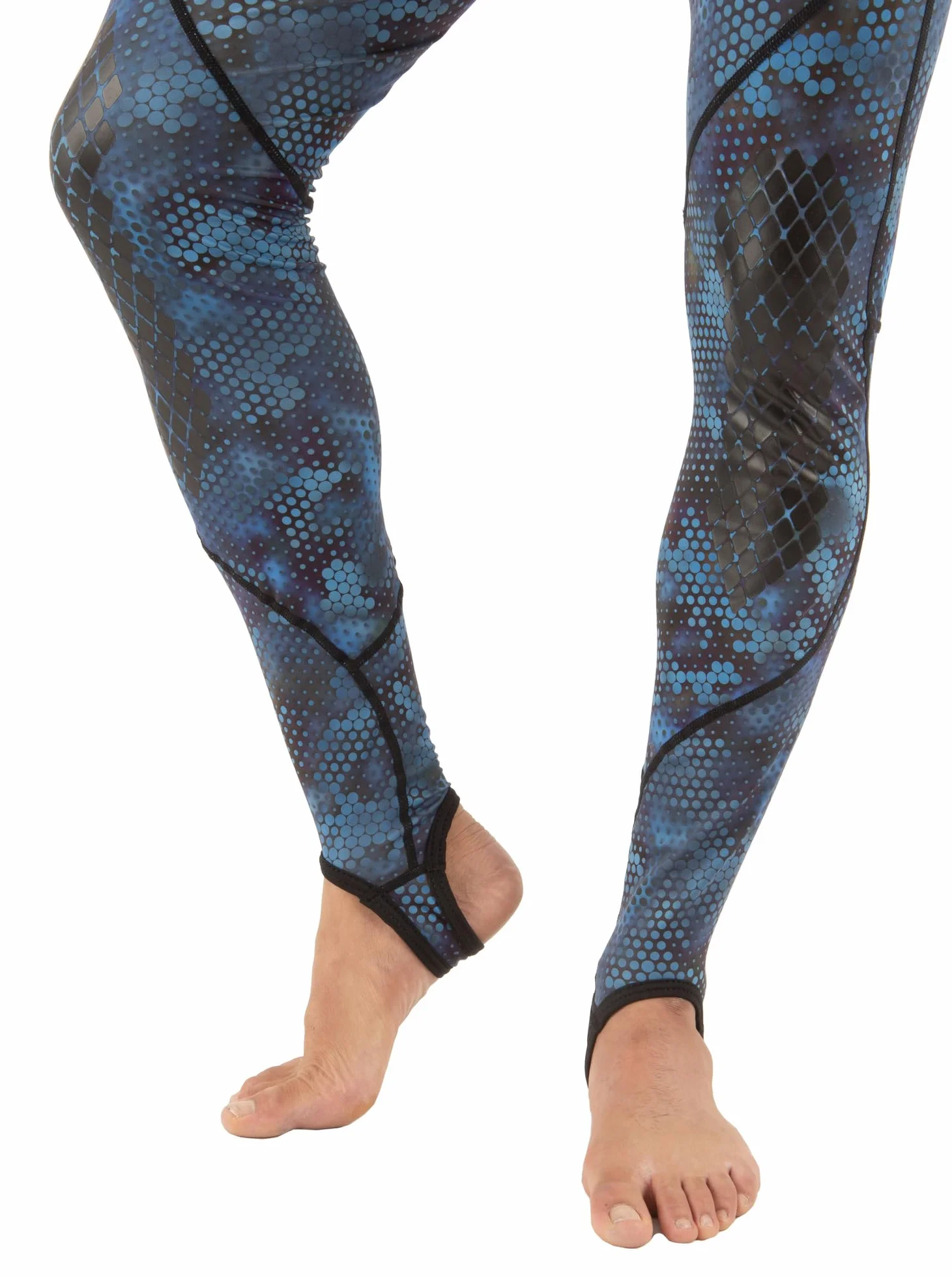 SEAC Blue Moon, Rash Guard da Pesca Subacquea e Apnea, Due Pezzi, Blu Camouflage