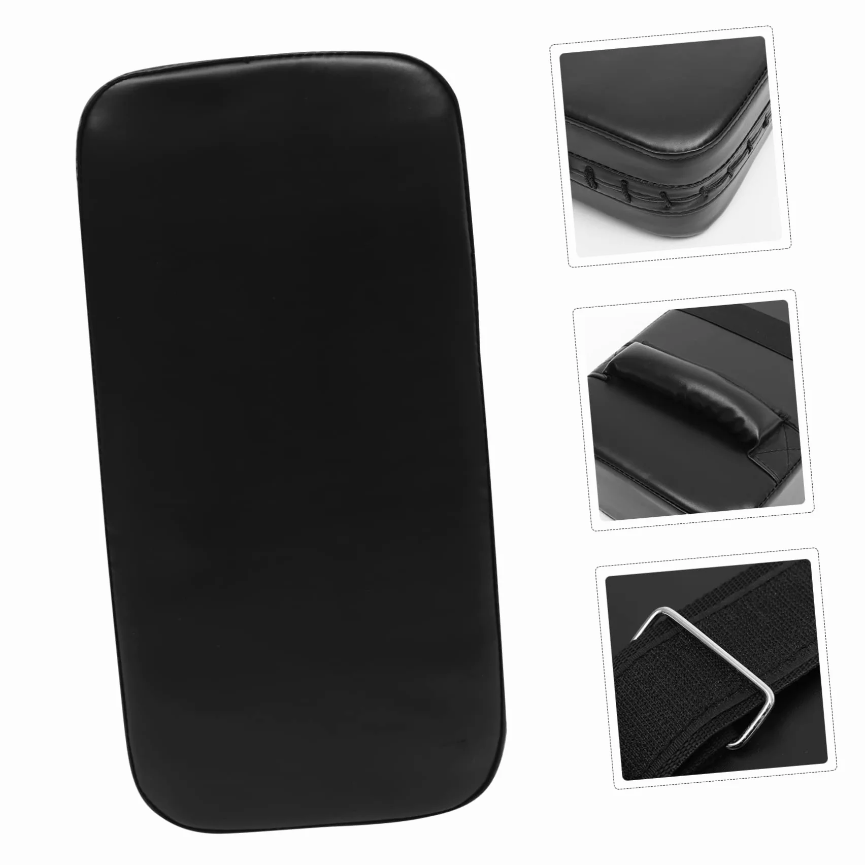 TOYANDONA Tappetino di Blocco per Allenamento Basket in PVC e PU Pelle Cotone Perla, Cuscino Nero per Agilità e Boxe