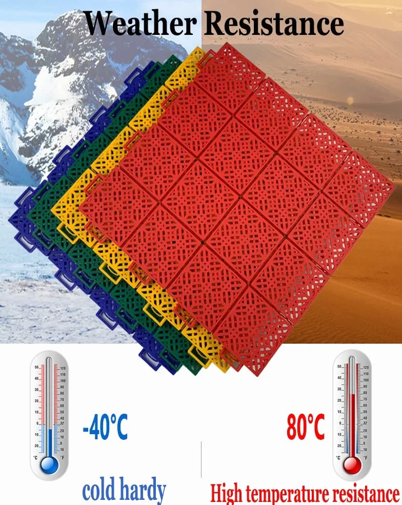 Piastrelle Flessibili 30,6 cm Modulari per Esterni Pavimentazione Sportiva Fai-da-Te