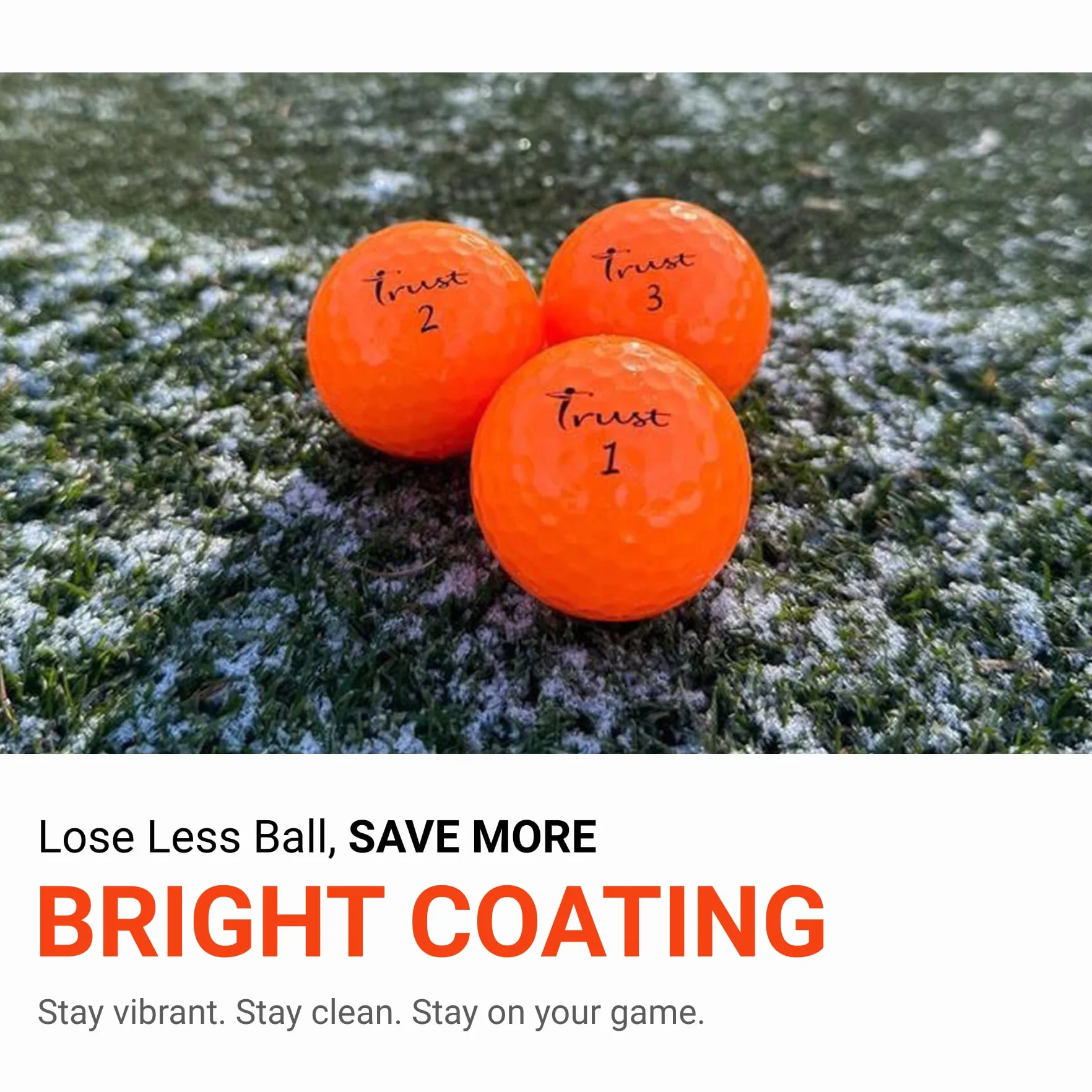 Trust Panther Pallina da Golf Rompere 100 Grande Nucleo Max Distanza Volo Precisione Sensazione Ultra Morbida Copertura Uretano