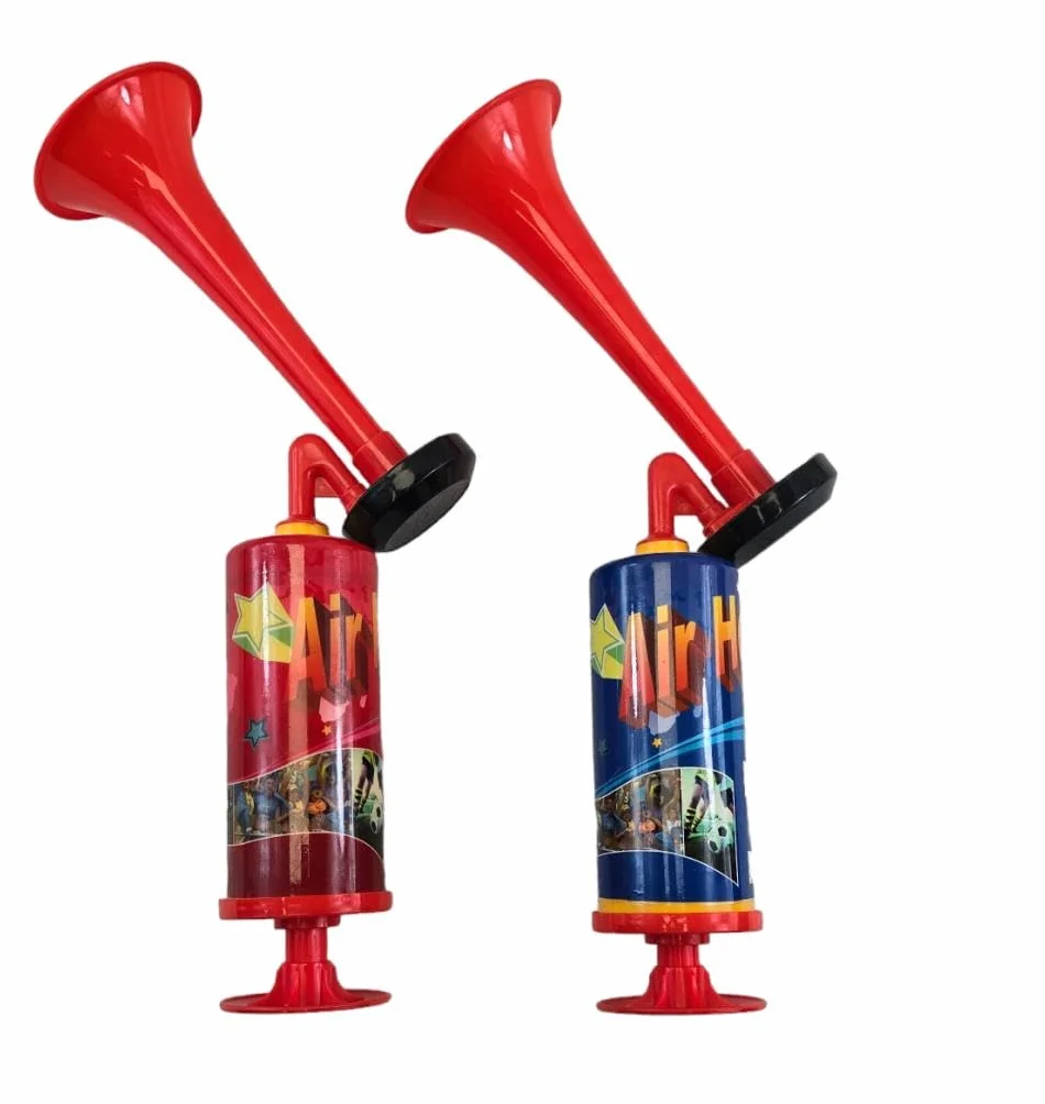 2 Trombe da stadio con pompa manuale Carnevale trombetta da stadio, trombette da stadio manuali, trombe da stadio senza gas, trombe da stadio, tromba stadio manuale trombetta stadio