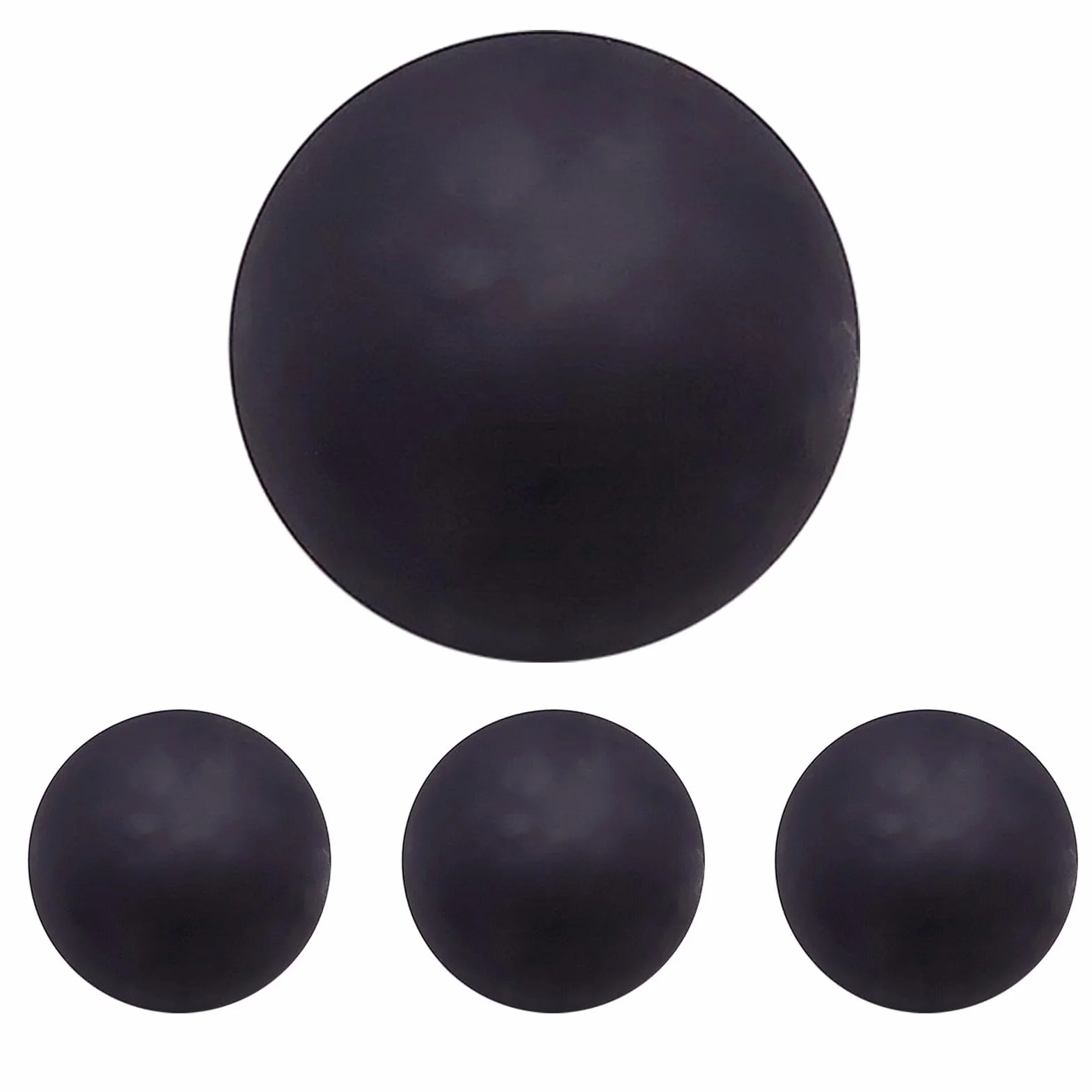 Palla da squash per principianti – 4 palline di zucca ad alta elasticità, per bambini, High Vissibility Outdoor Sports Hollow Ball