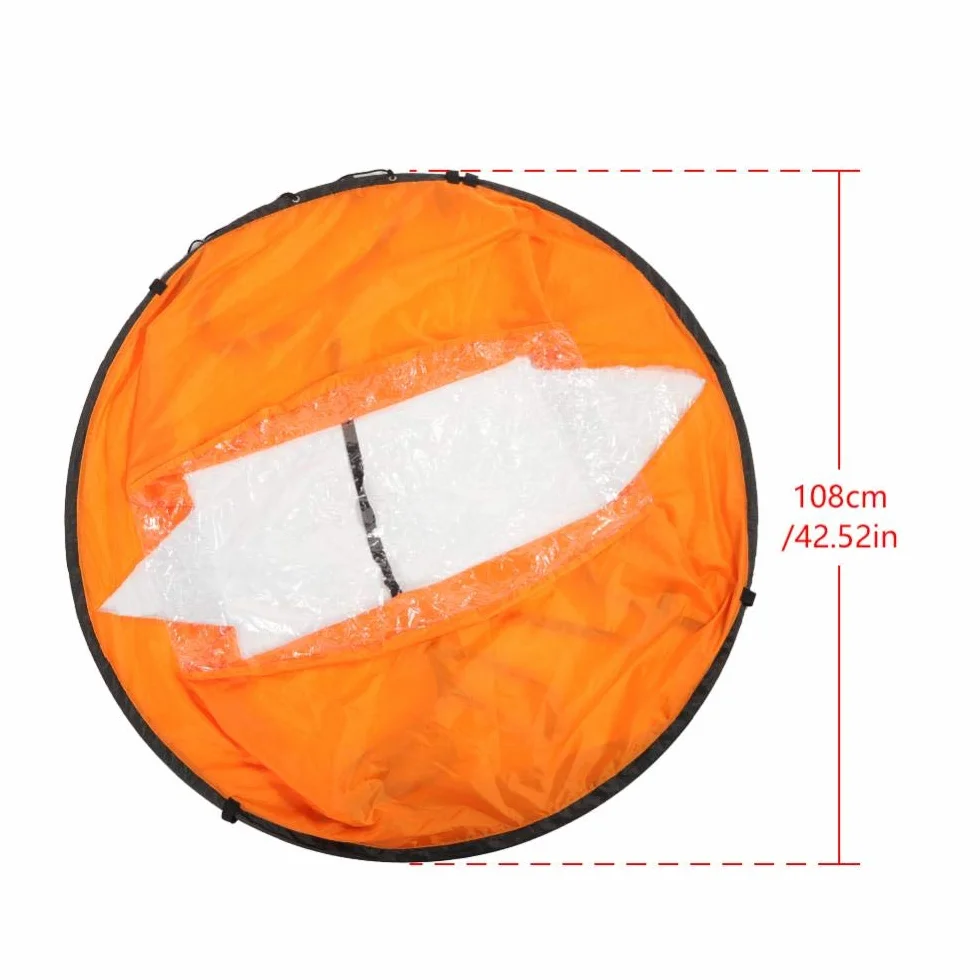 SUNGOOYUE Portable Kayak Wind Sail 108cm Canoe Popup Kit Accessories for Kayak Canoe Boat
