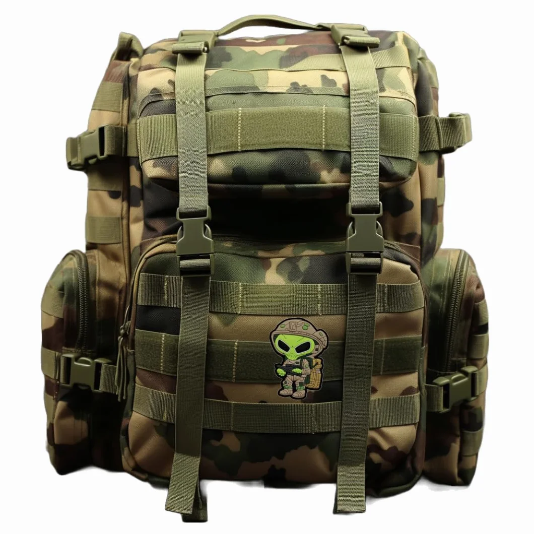 Pandiui23 Patch Militare Alien PVC Per Zaino Tattico, Patch Cross Trainning Per Zaini Militari, Accessorio Per Gym Progettato Per Zaini E Gilet (Alien)