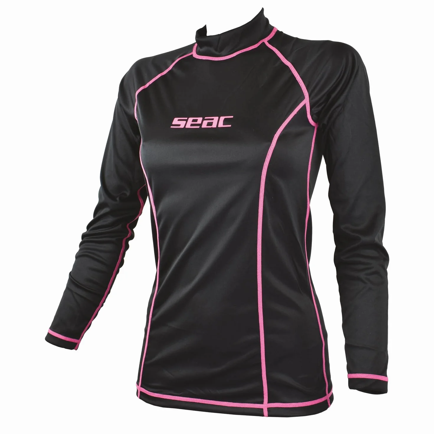 Seac T-Sun Long Lady, Maglia Protettiva Rash Guard per Snorkeling e Nuoto Anti UV
