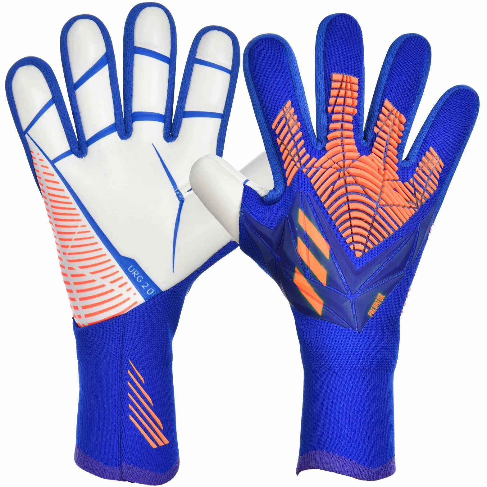 flintronic Guanti da Calcio Portiere per Adolescente, Guanti da Allenamento con Doppia Protezione del Polso, Taglie 7