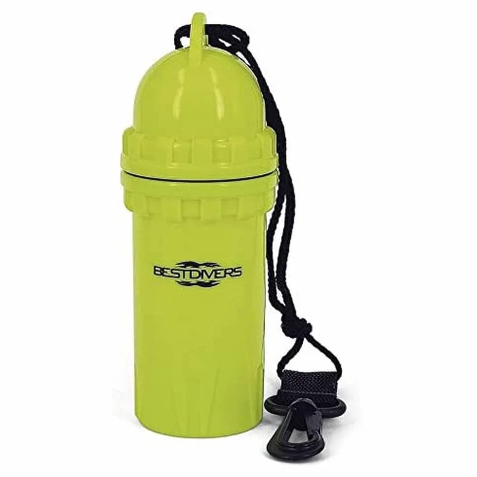 Best Divers AI0300 Box Stagno Chiusura a Vite 12x4.5 cm Giallo