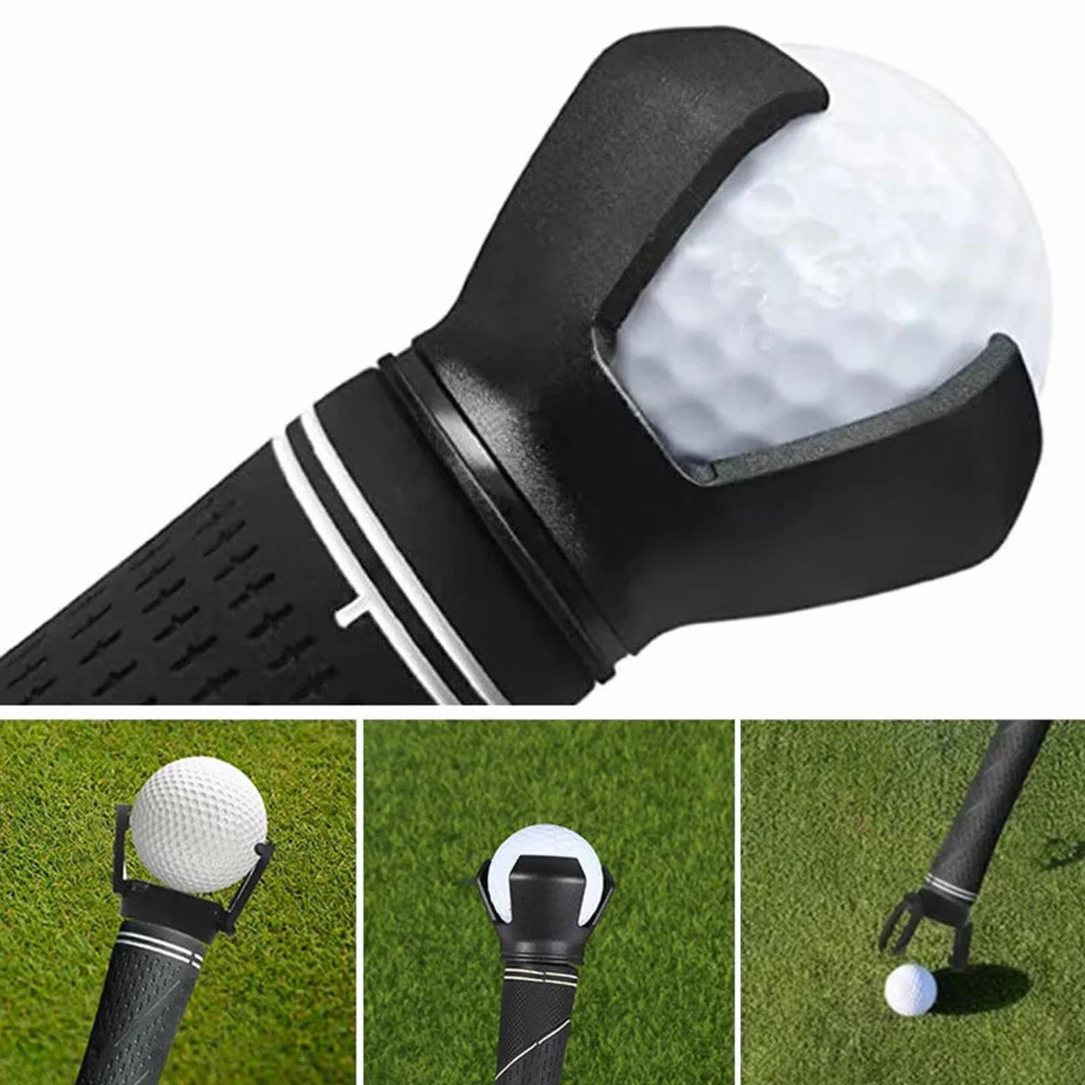 Strumento Portatile per Raccogliere Palline da Golf per Putter, Accessorio Allenamento
