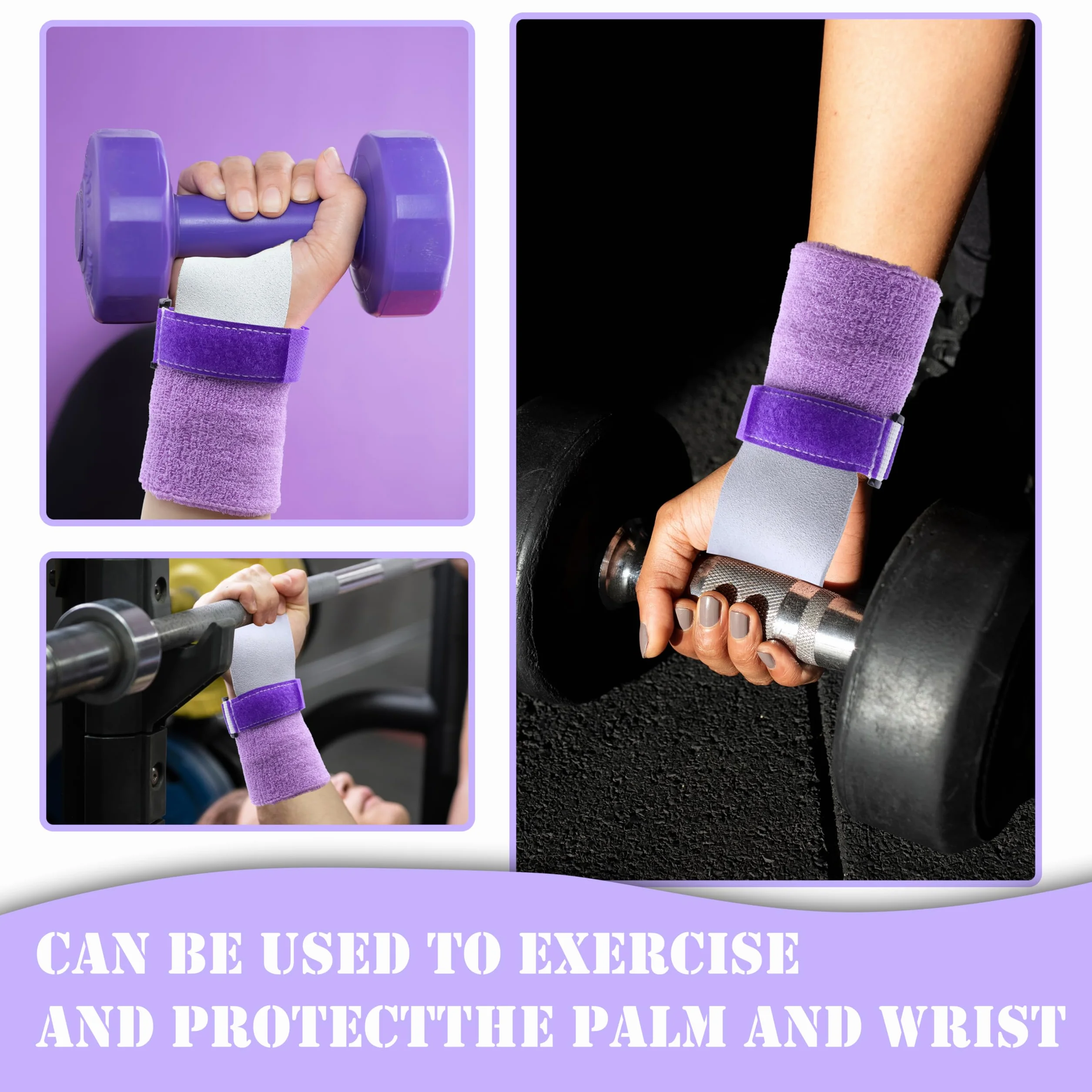 Set di braccialetti per ginnastica per ragazze bambini guanti protezione palmi polsi accessori allenamento