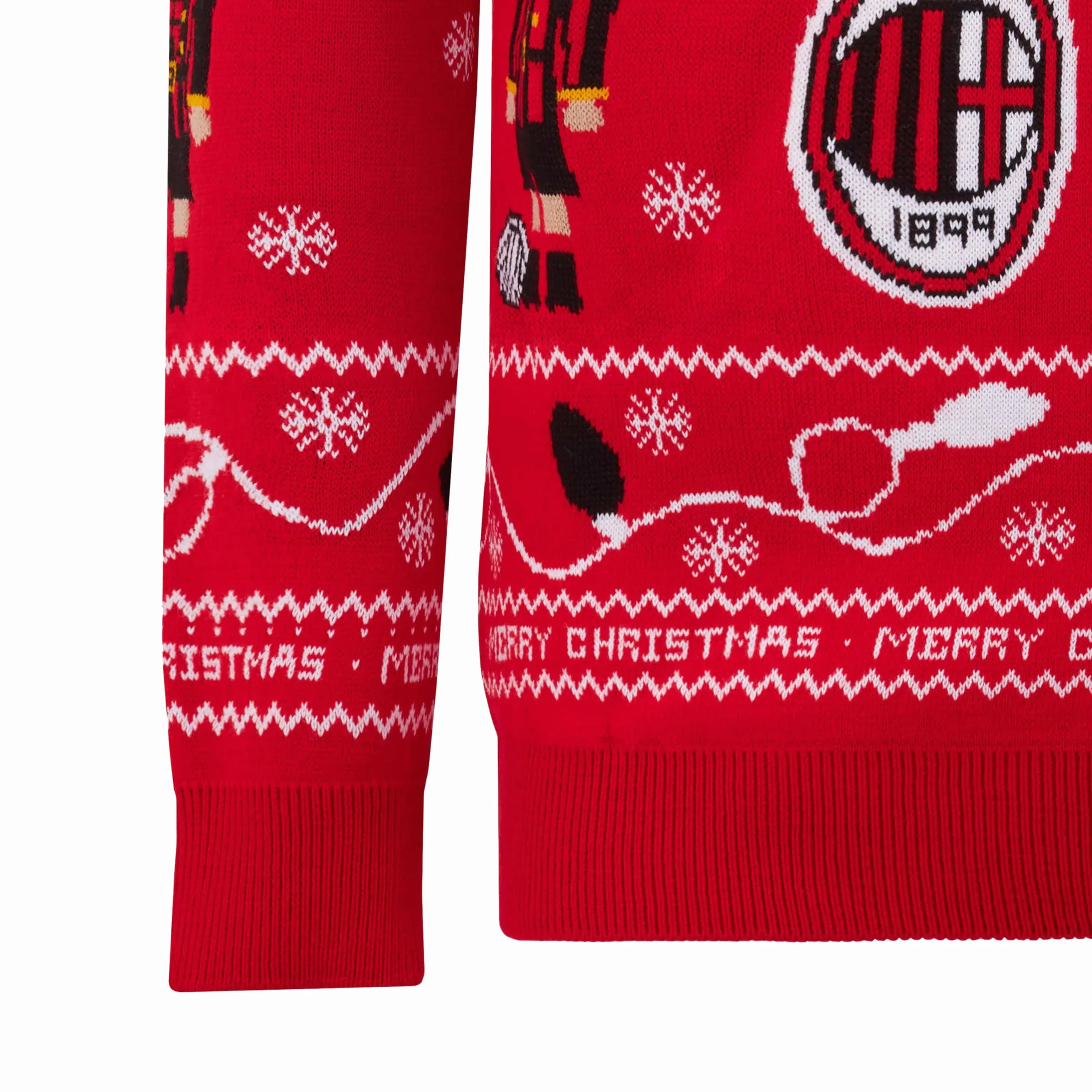 AC Milan Maglione di Natale 2023, Prodotto Ufficiale, Adulto, M