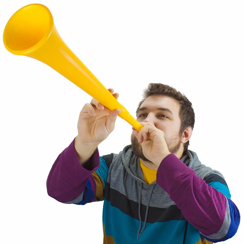 Pudgy Pedro S Plastic Vuvuzela Stadium Horn, 66 cm