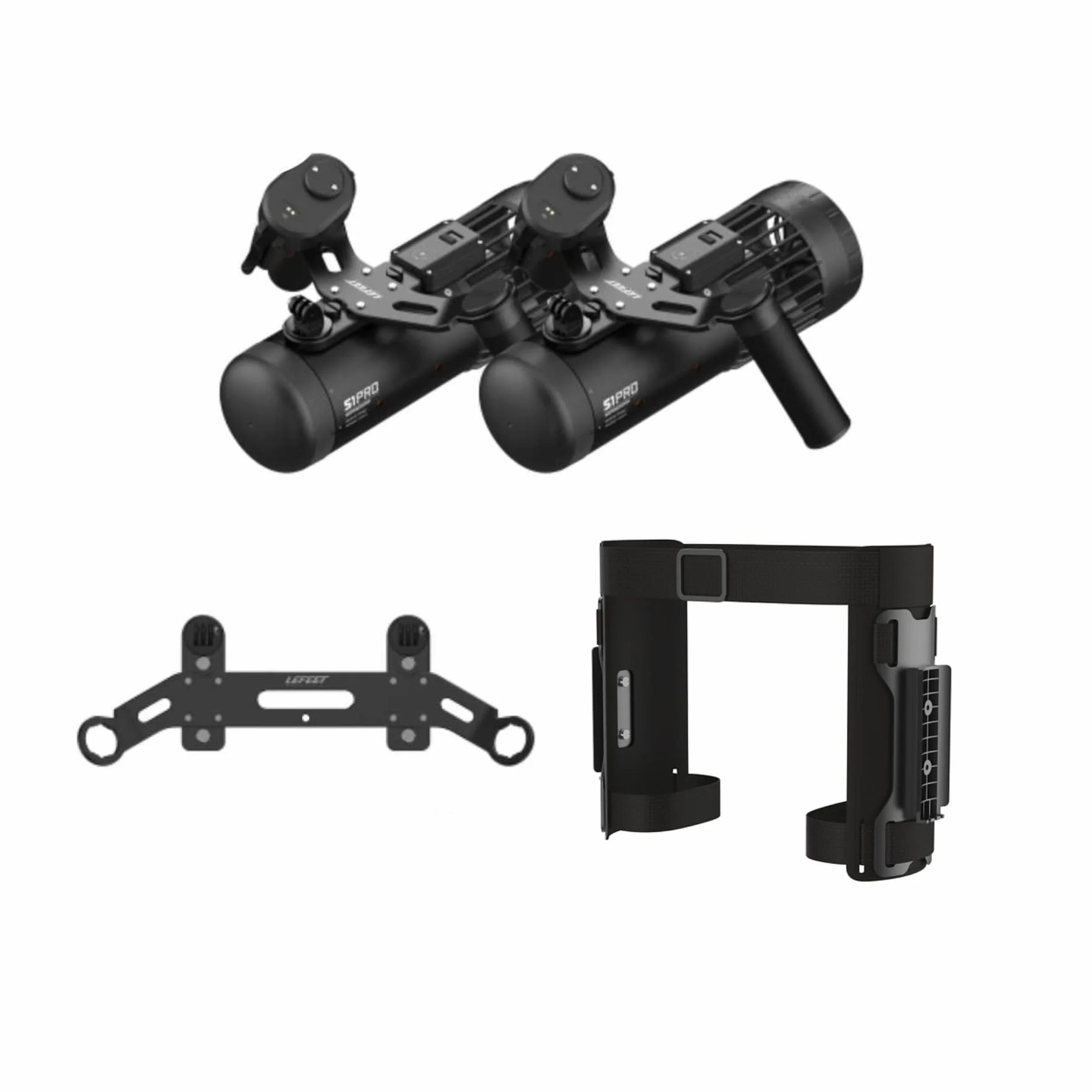 LEFEET S1 PRO Monopattino subacqueo modulare 6,48 km/h 40 m supporto action camera