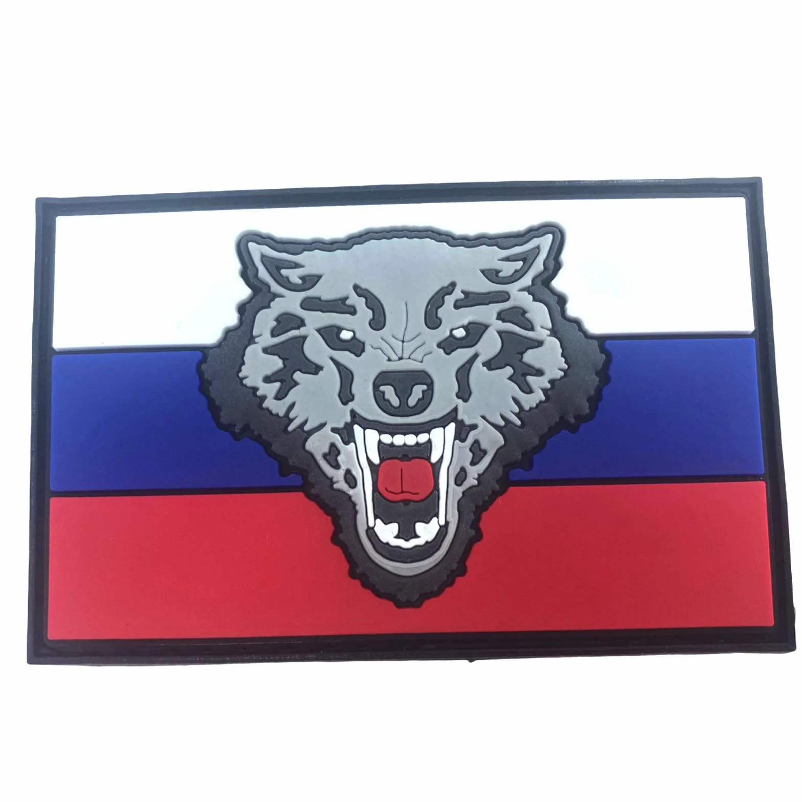 Russia Russa Lupo Bandiera Cosplay Airsoft PVC Fan Patch Morale Fan Toppa