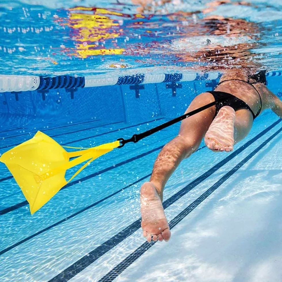 Paracadute nuoto addestramento resistenza regolabile piscina