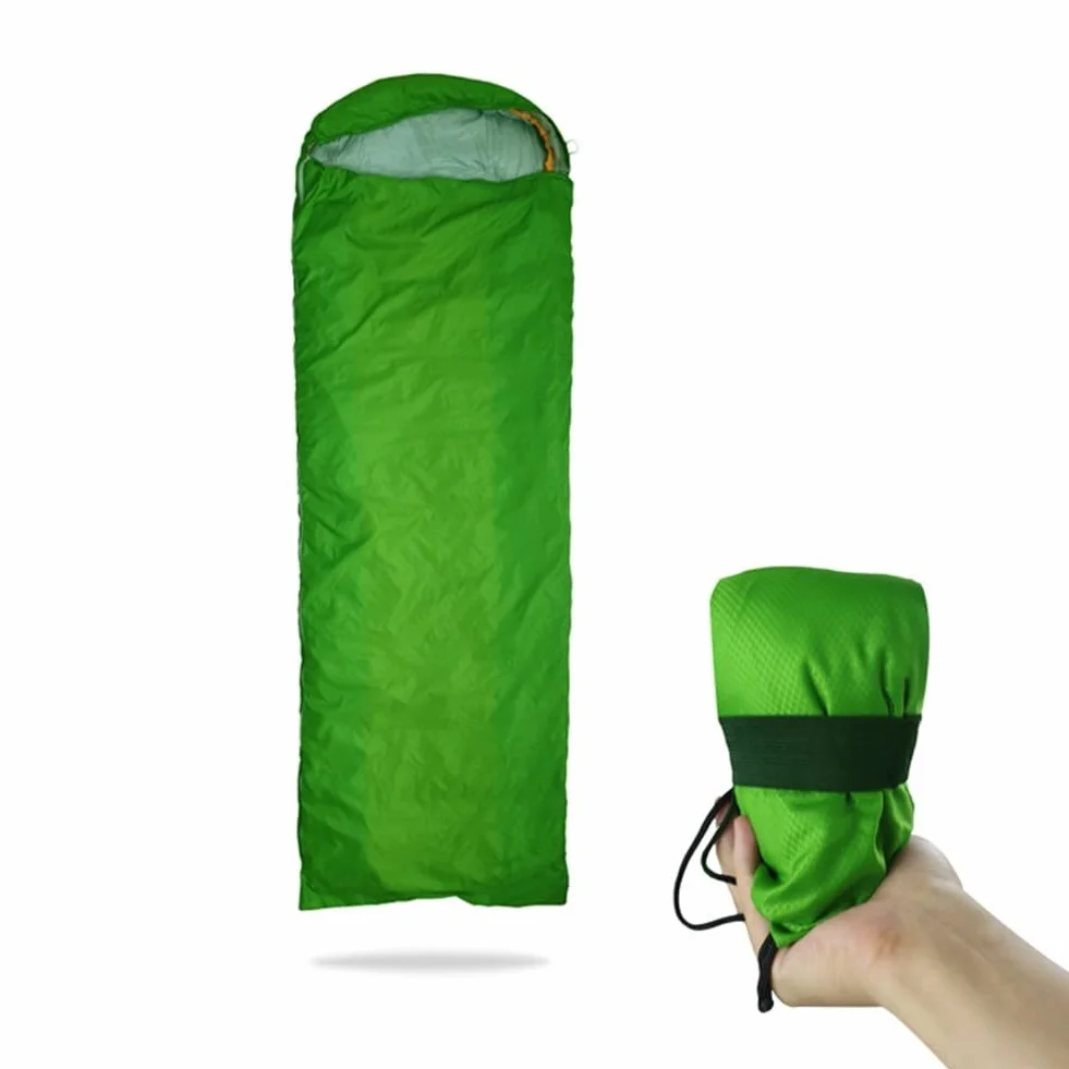 Telo impermeabile per sacco a pelo verde per campeggio