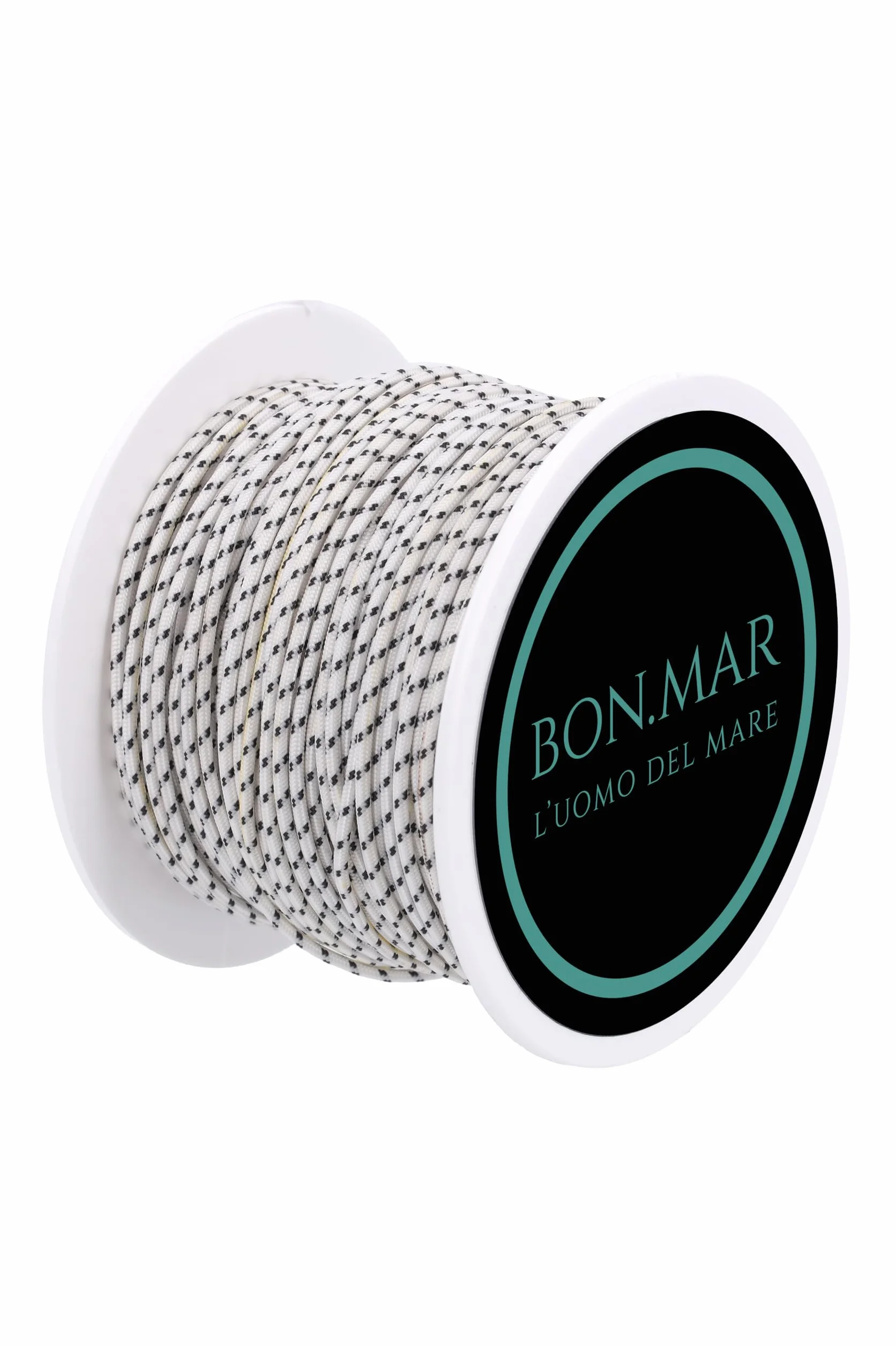 Sagola Dyneema SK75 Bobina 50 mt Bianco Inserti Neri Ø1.5 mm