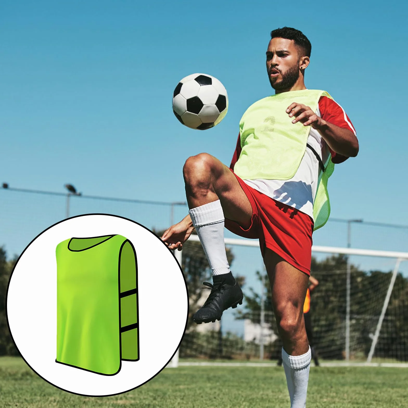 Pettorine Calcio Adulti XL Gilet Allenamento Formazione Scrimmage Rugby