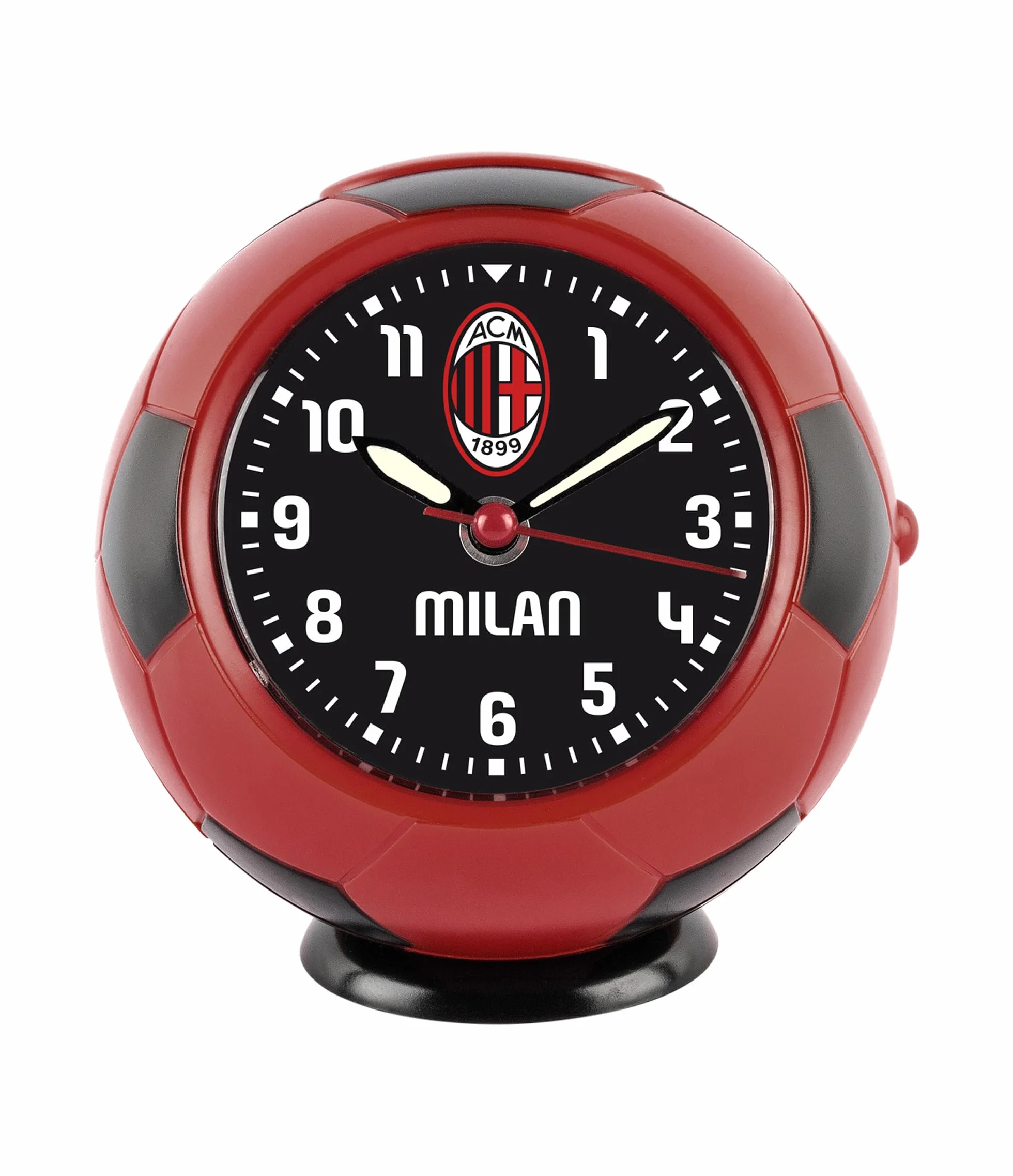 Seven Sveglia pallone da calcio A.C.MILAN al quarzo con movimento continuo