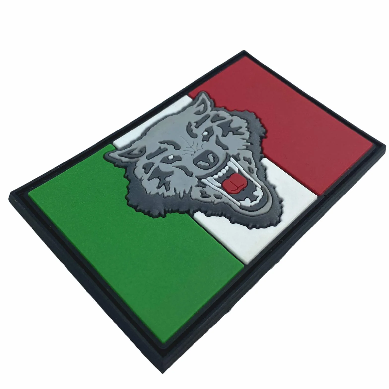 Italia Italiano Lupo Bandiera Cosplay Airsoft PVC Fan Patch Morale Fan Toppa