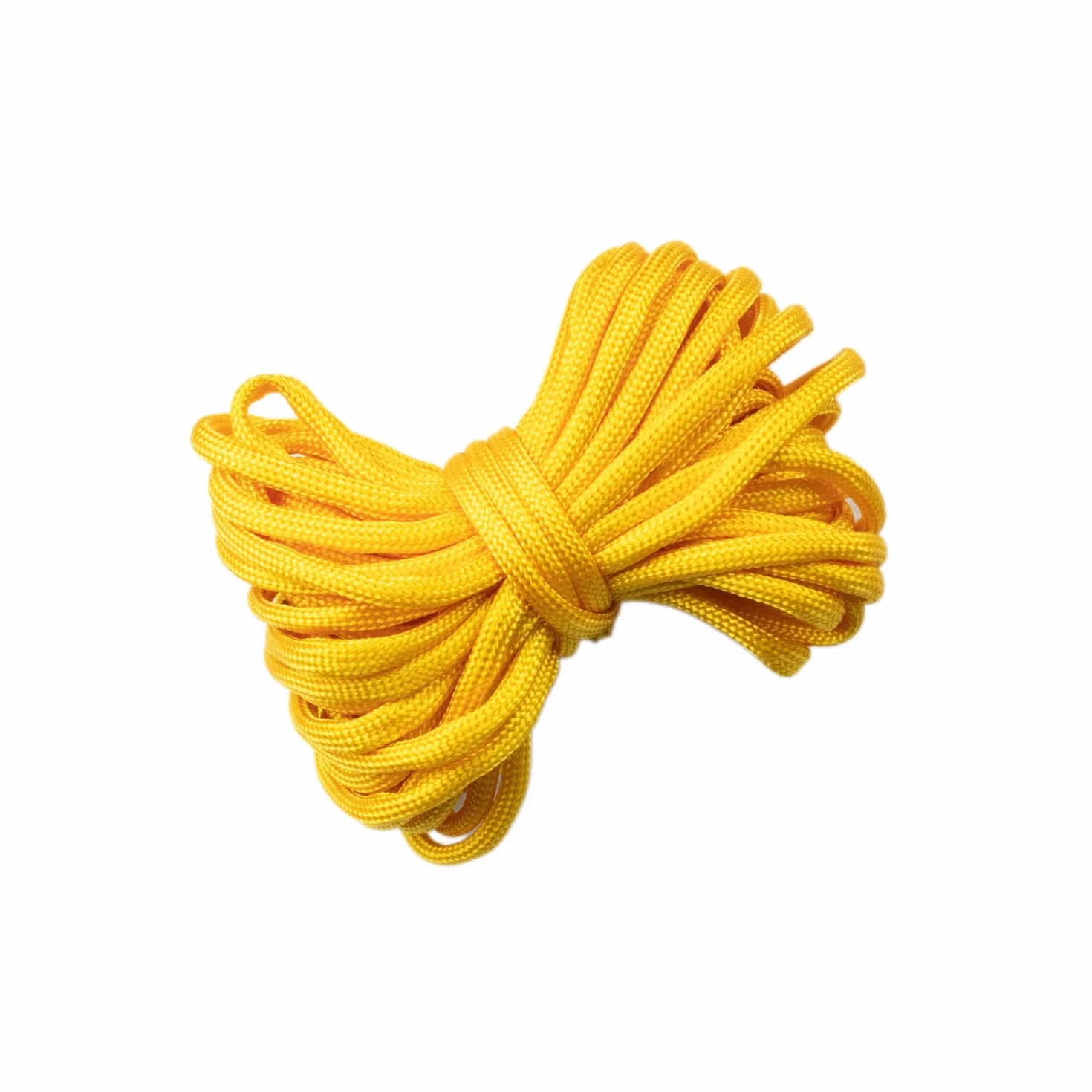 MITSY Paracord Largo 4 mm 25 Metri Giallo Corda Sopravvivenza Attrezzatura Outdoor