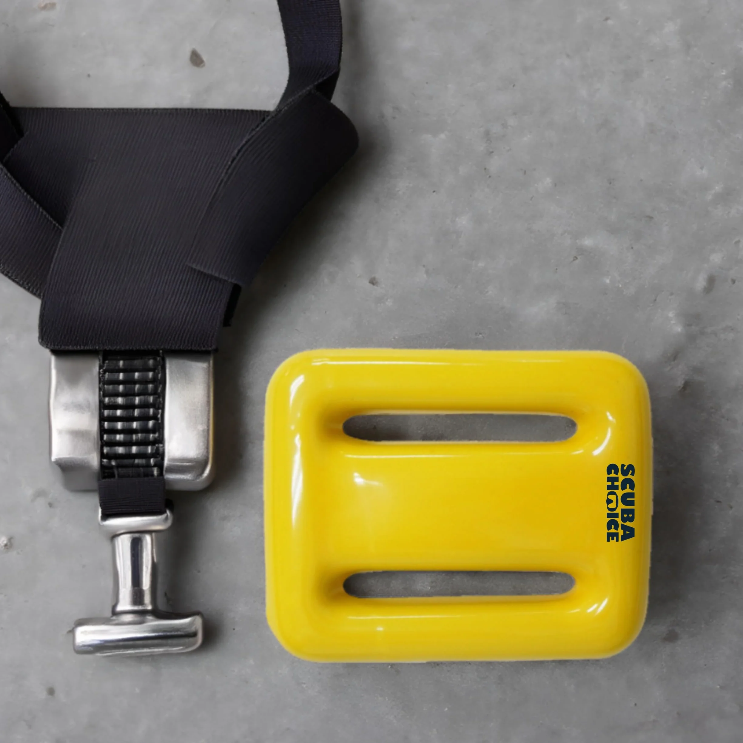 Scuba Choice Yellow Vinyl Coated Diving Lead Weights