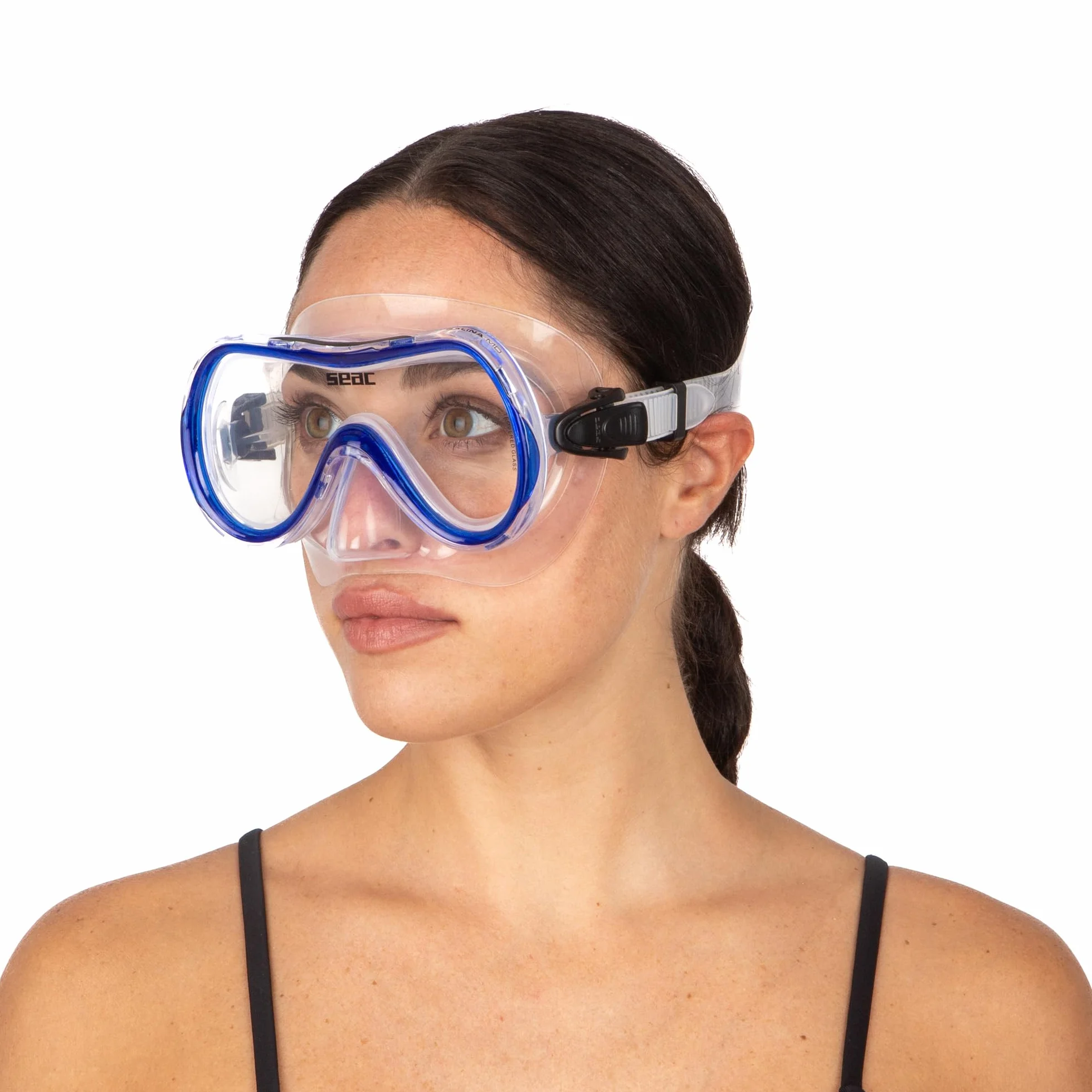 Seac Salina SLT, Maschera Subacquea per Uomo, Donna e Bambini in silicone, Ideale per Snorkeling