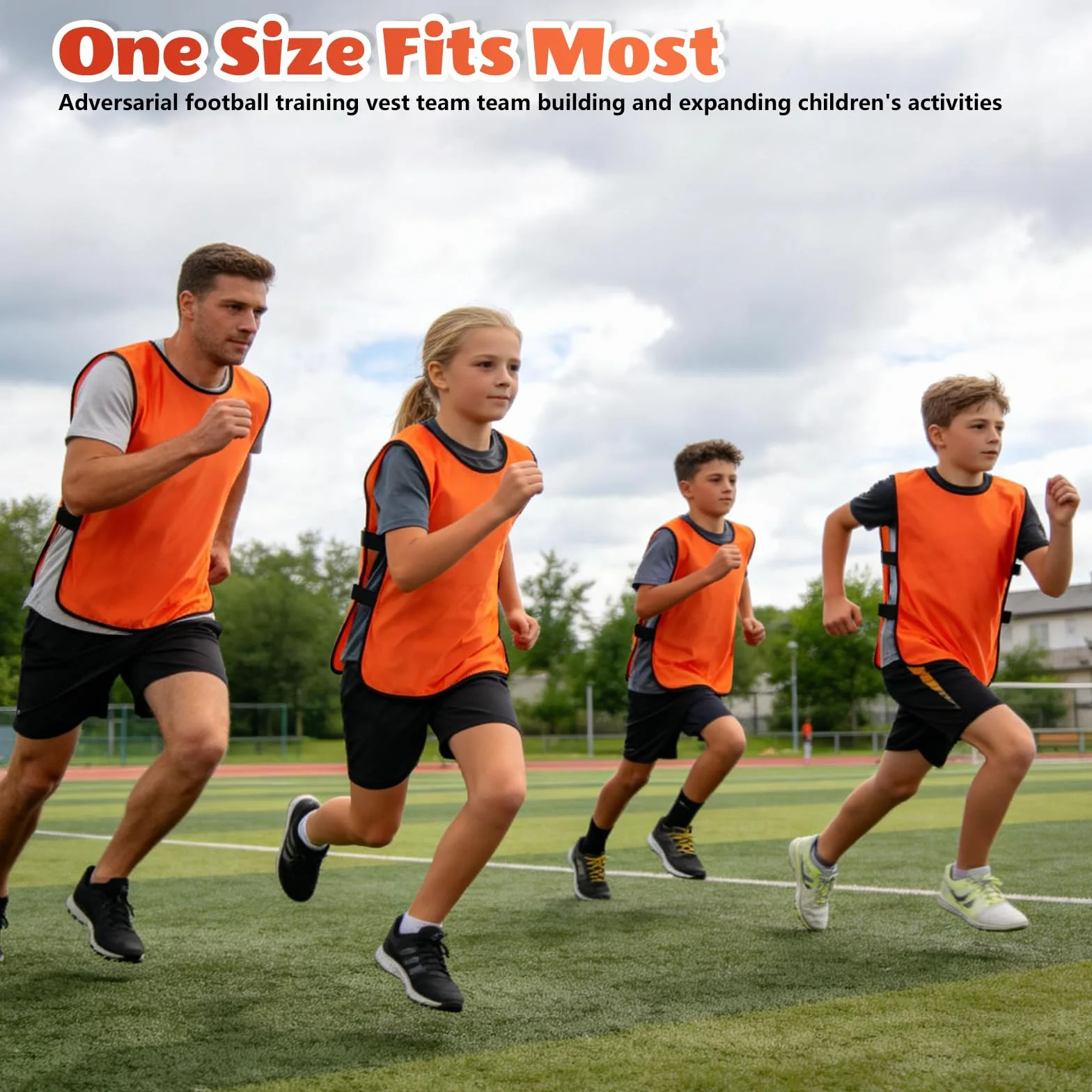 PORFOYO Set di canottiere da calcio 12 pezzi, gilet da allenamento traspirante senza maniche