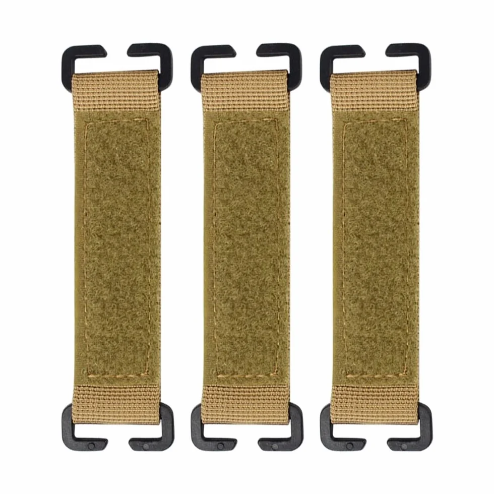 DONGKER 3 Toppe tattiche con Attacco Molle, Strisce tattiche Molle per Badge e Zaini