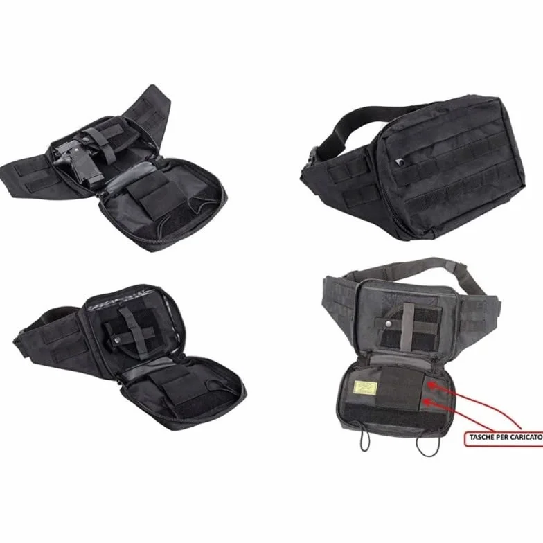 Miltec Portapistola Marsupio Multiuso Softair Outdoor Sport