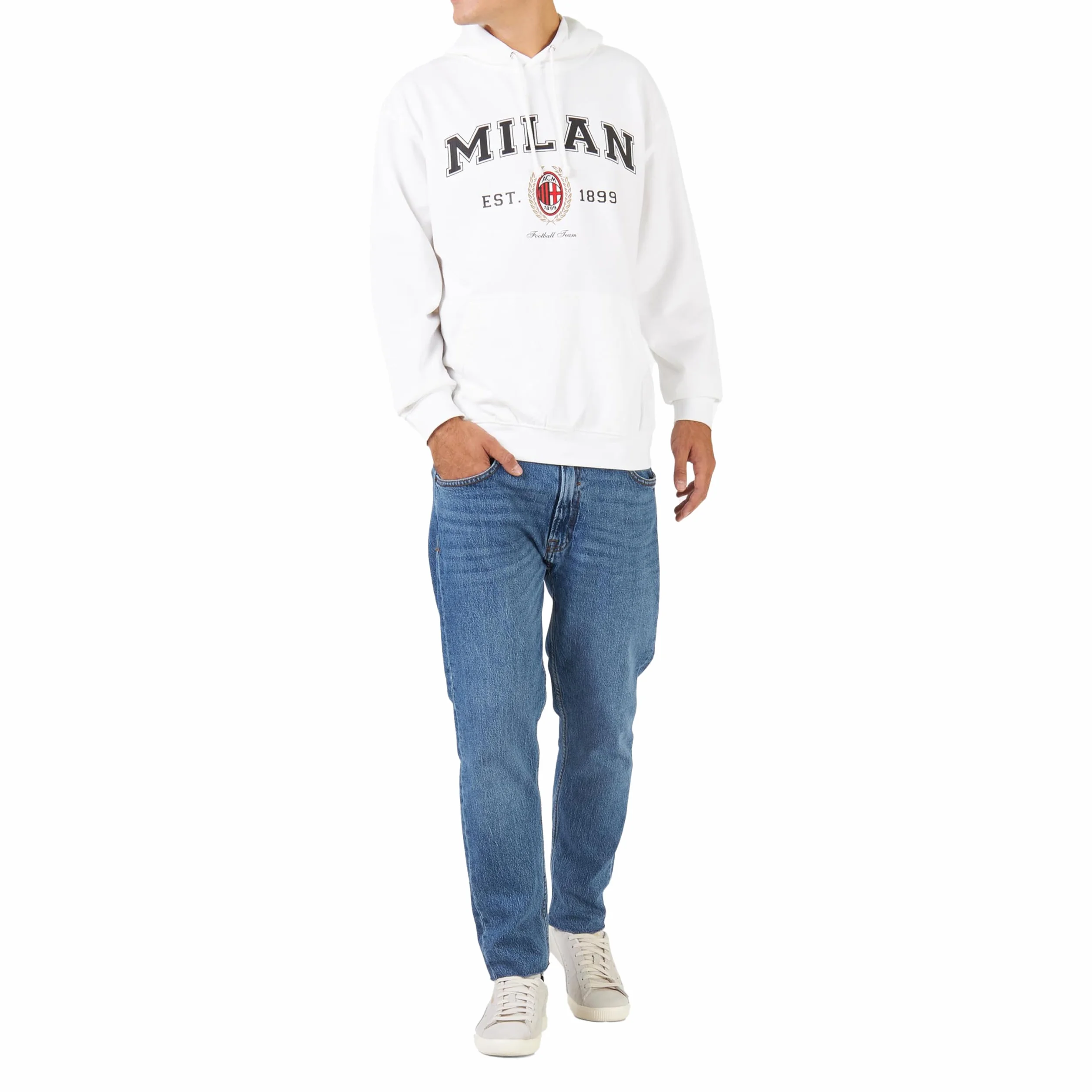 AC Milan Felpa College Collection, Uomo, Prodotto Ufficiale