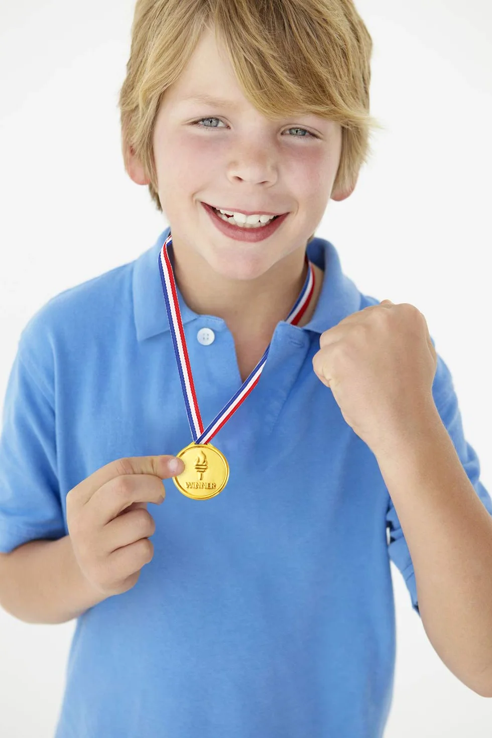 Medaglie Oro Plastica 48 Pezzi per Bambini Sport Giorno Premi Giochi Festa Concorso