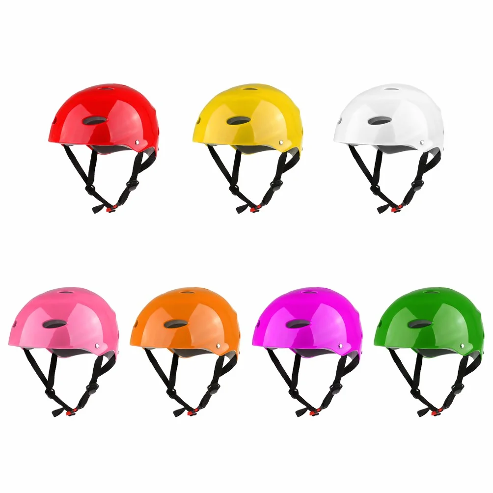 Kask bezpieczeństwa sporty wodne wakeboard kayak canoe surf L pomarańczowy