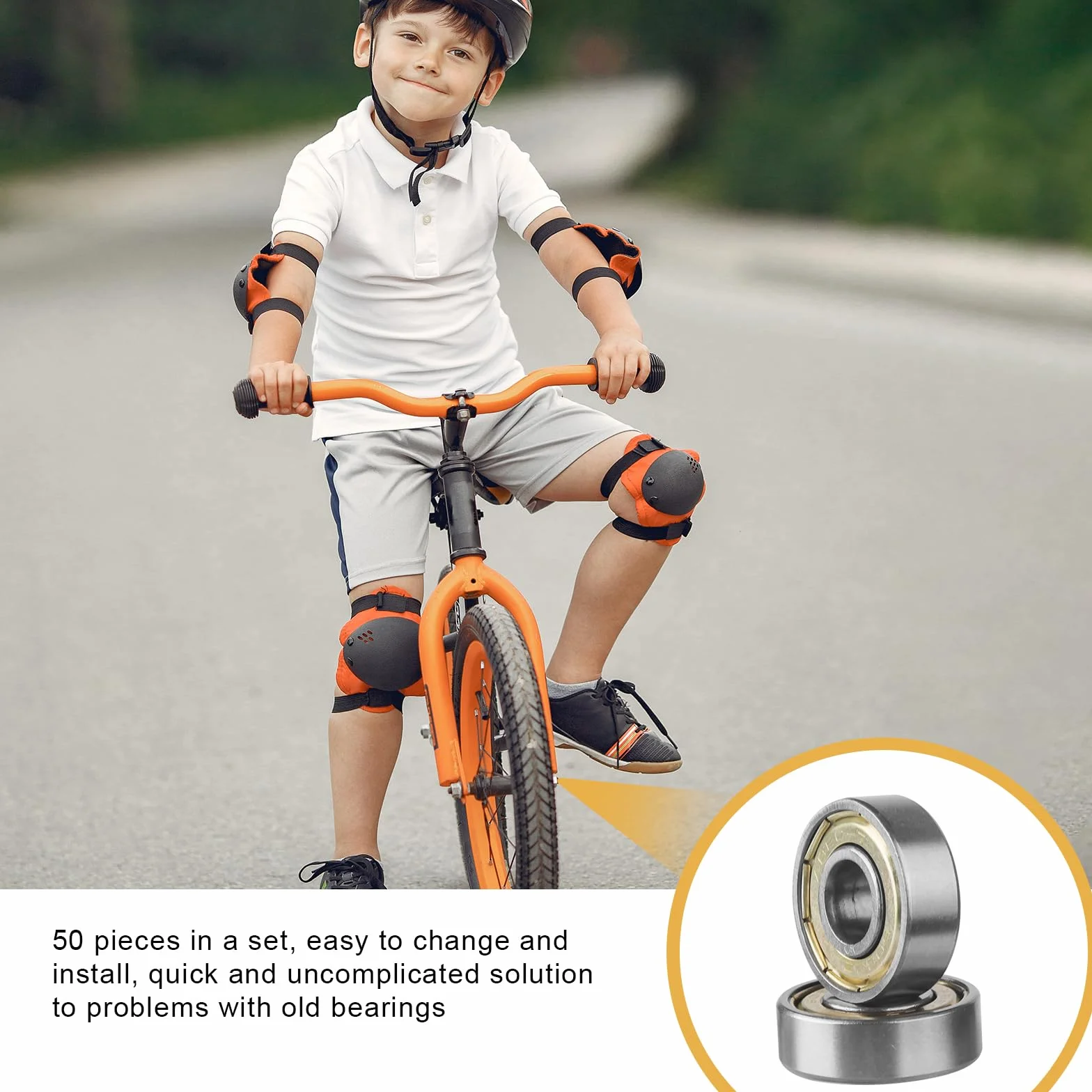 608ZZ 8x22x7 mm cuscinetti a sfera scanalati in miniatura acciaio al carbonio per skateboard biciclette