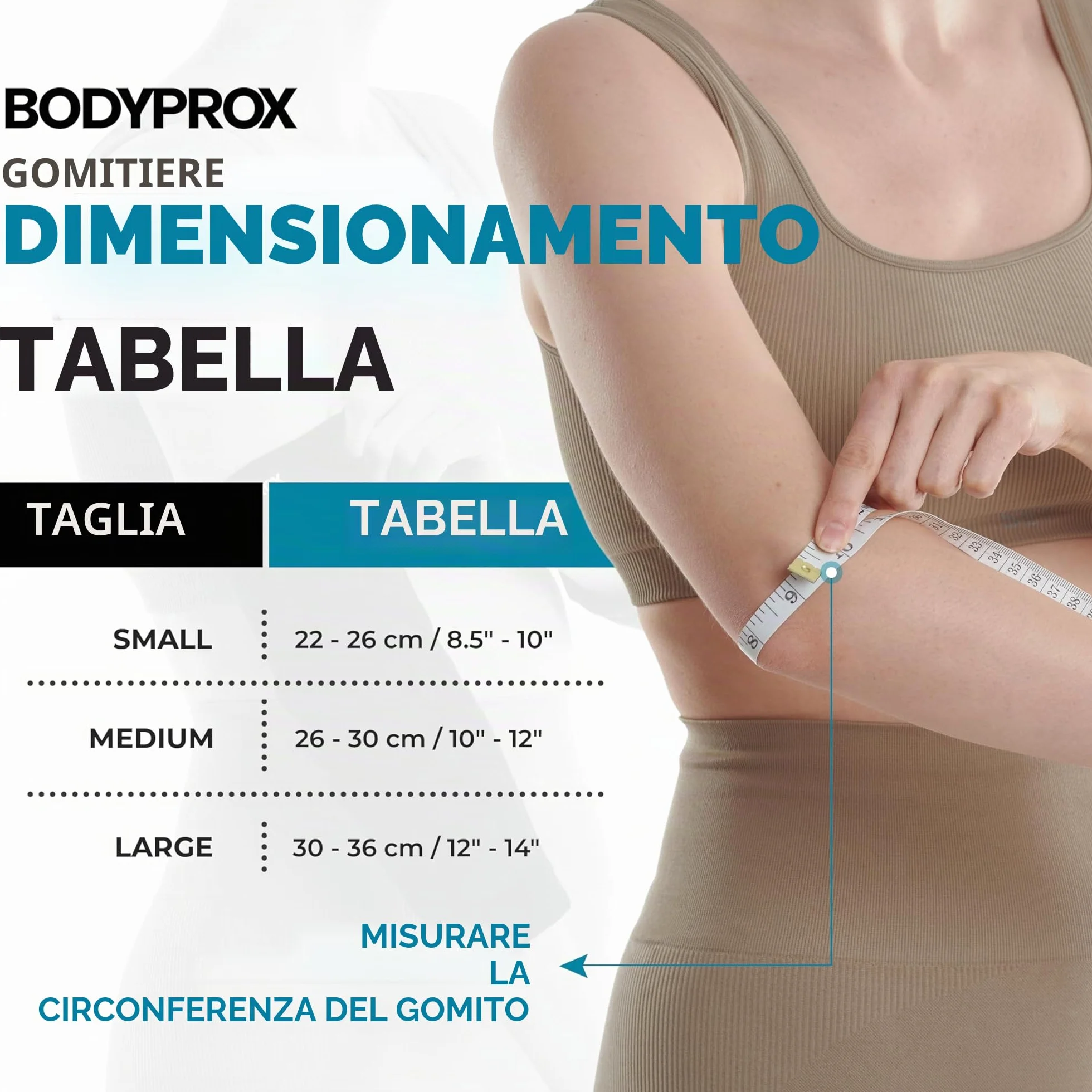 Bodyprox Gomitiera Protezione per Gomito 1 Paio